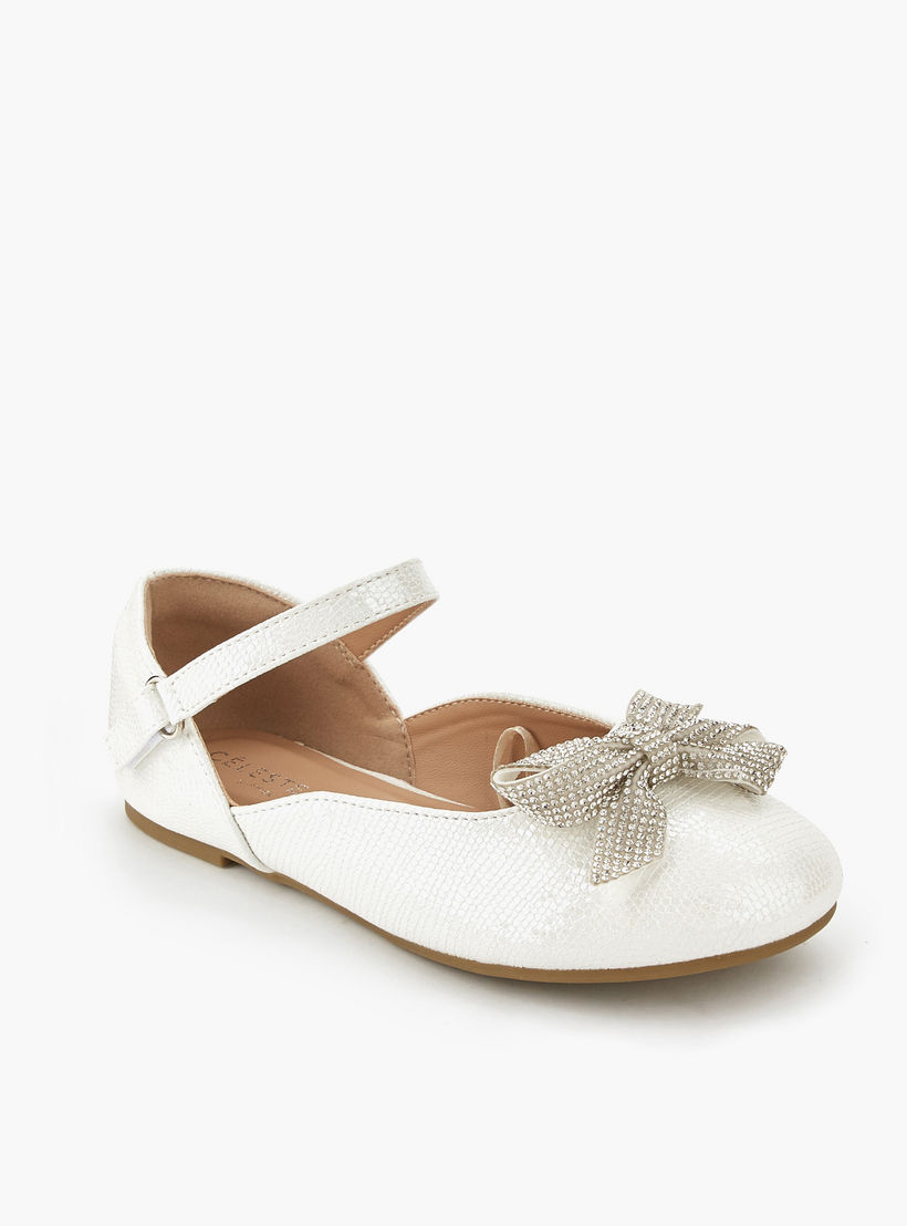 حذاء باليرينا بفيونكة مزيّنة للبنات من سيليست-girls-shoes-ballerinas-image-3