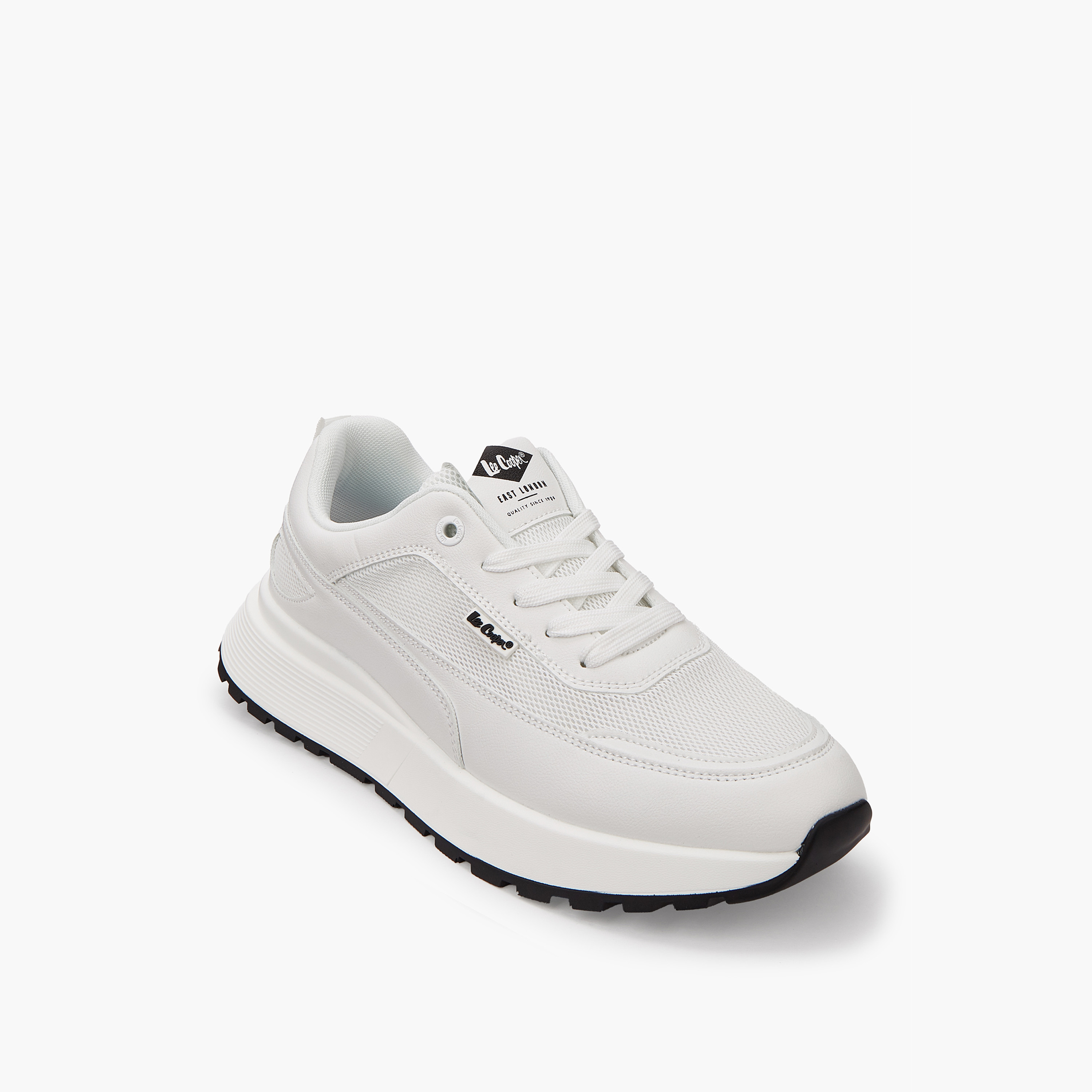 Lee Cooper Men's Panelled Lace-Up Ortholite Sneakers-men-shoes-sneakers-image-3