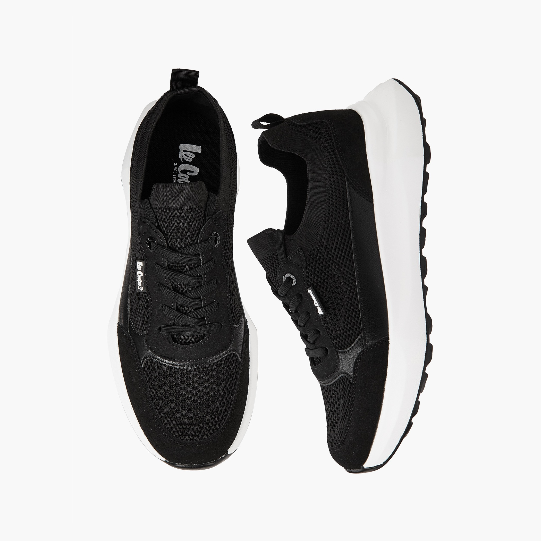 Lee Cooper Men's Panelled Lace-Up Ortholite Sneakers-men-shoes-sneakers-image-1