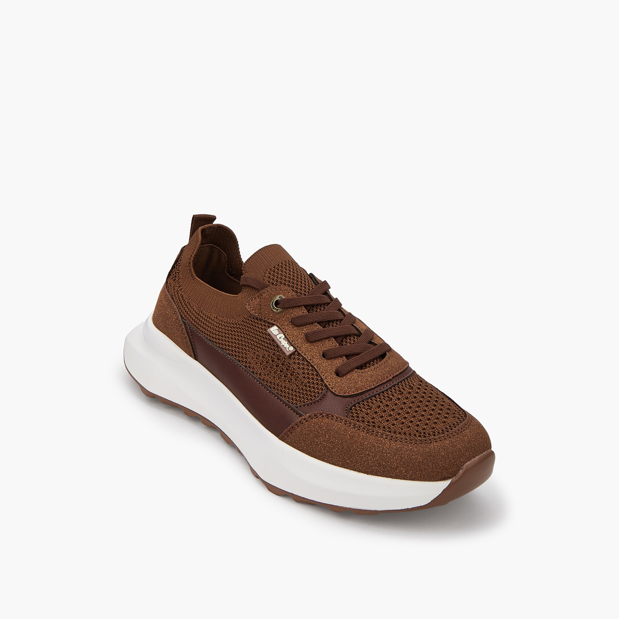 Lee Cooper Men's Panelled Lace-Up Ortholite Sneakers-men-shoes-sneakers-image-3