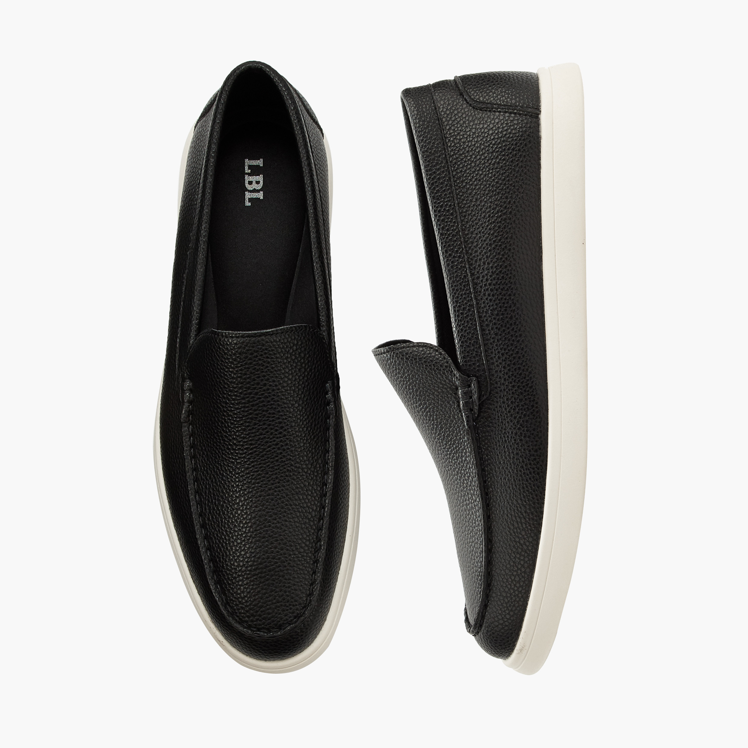 حذاء سهل الارتداء بارز الملمس للرجال من إل بي إل من شو إكسبرس-men-shoes-loafersandmoccasins-image-1