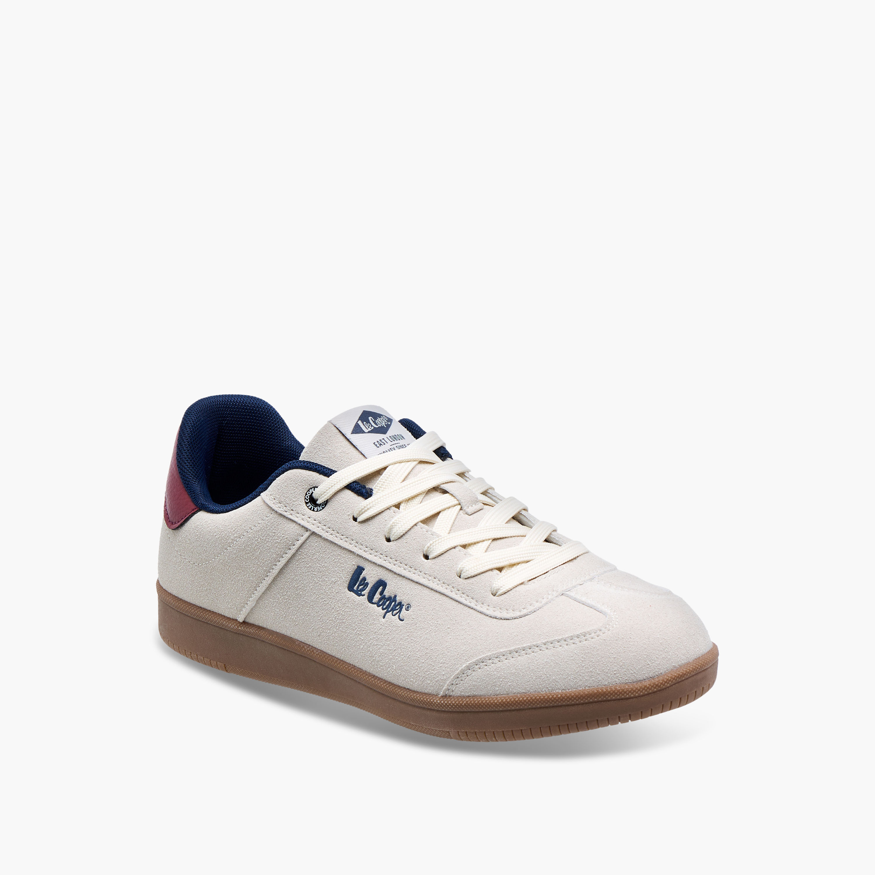 Lee Cooper Men's Panelled Lace-Up Closure Sneakers-men-shoes-sneakers-image-2