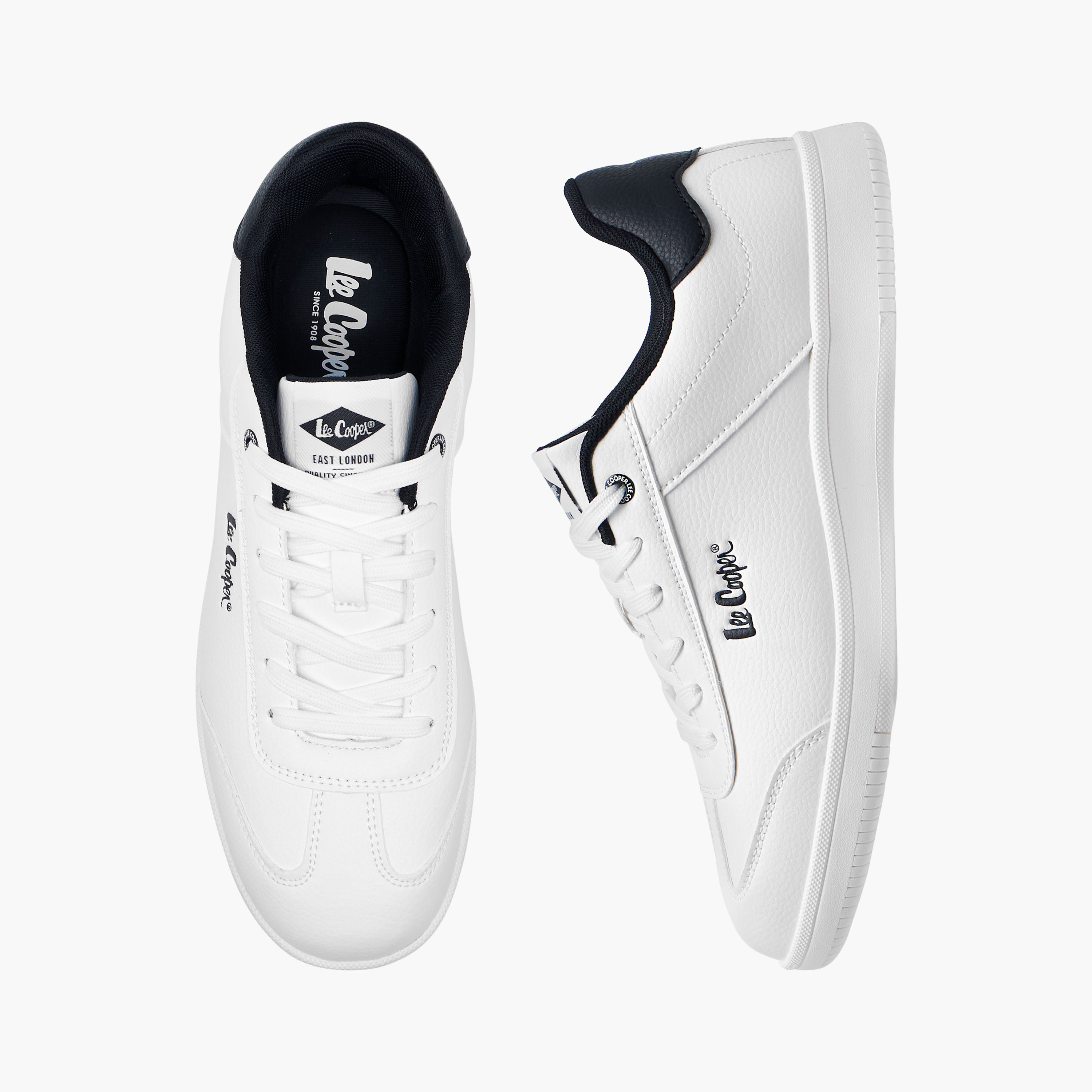 Lee Cooper Men's Panelled Lace-Up Closure Sneakers-men-shoes-sneakers-image-1