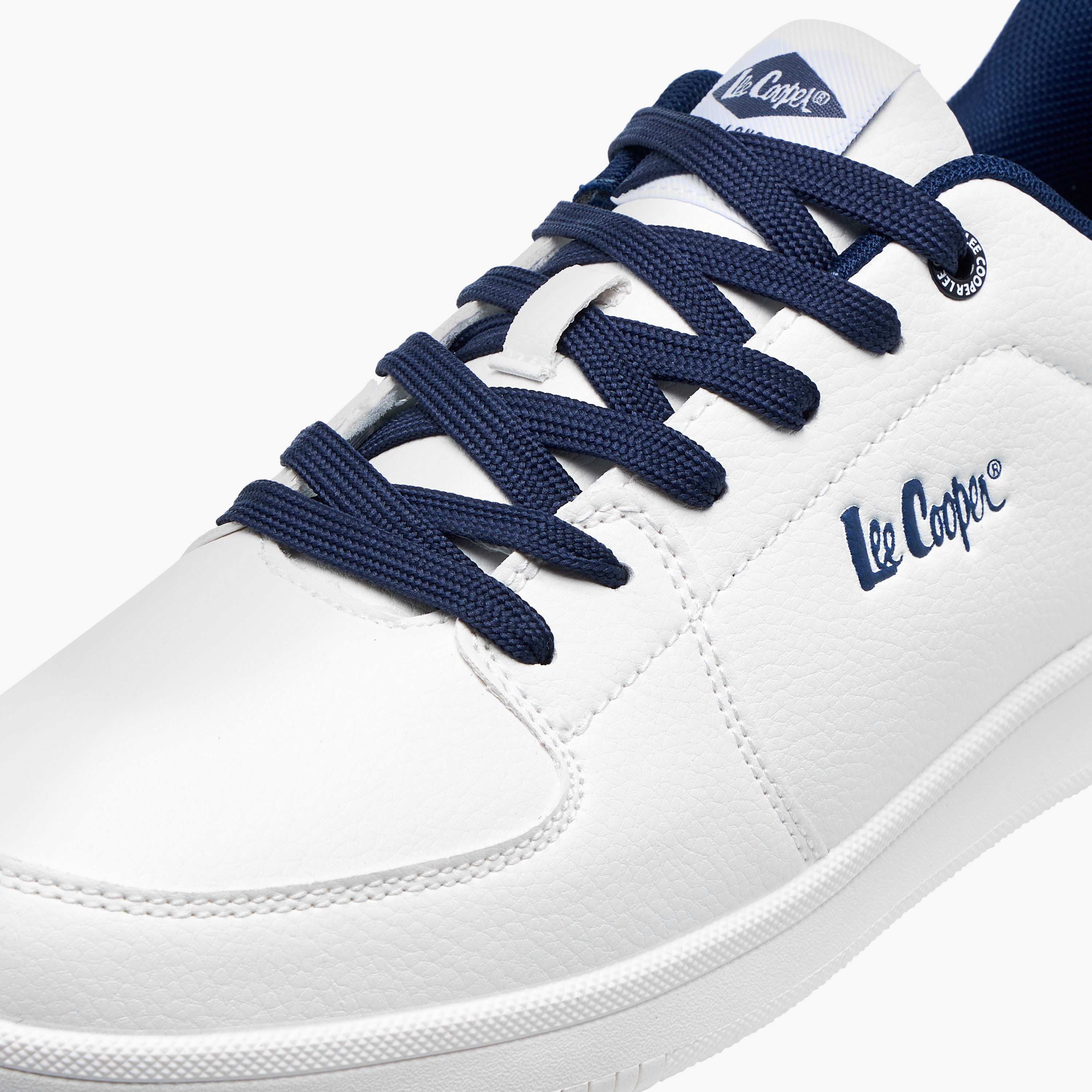 Lee Cooper Men's Panelled Lace-Up Sneakers-men-shoes-sneakers-image-4