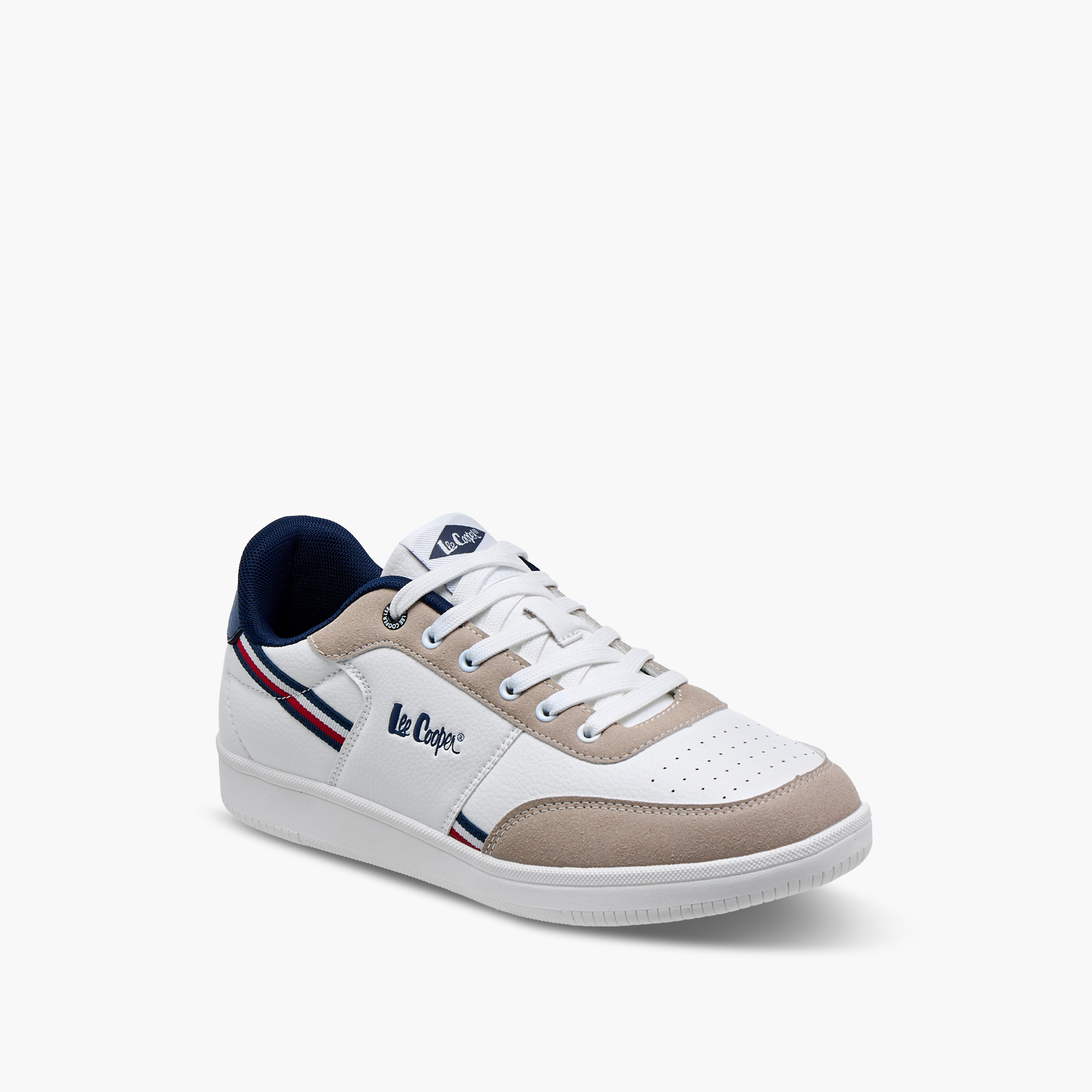 Lee Cooper Men's Colourblock Lace-Up Sneakers-men-shoes-sneakers-image-2