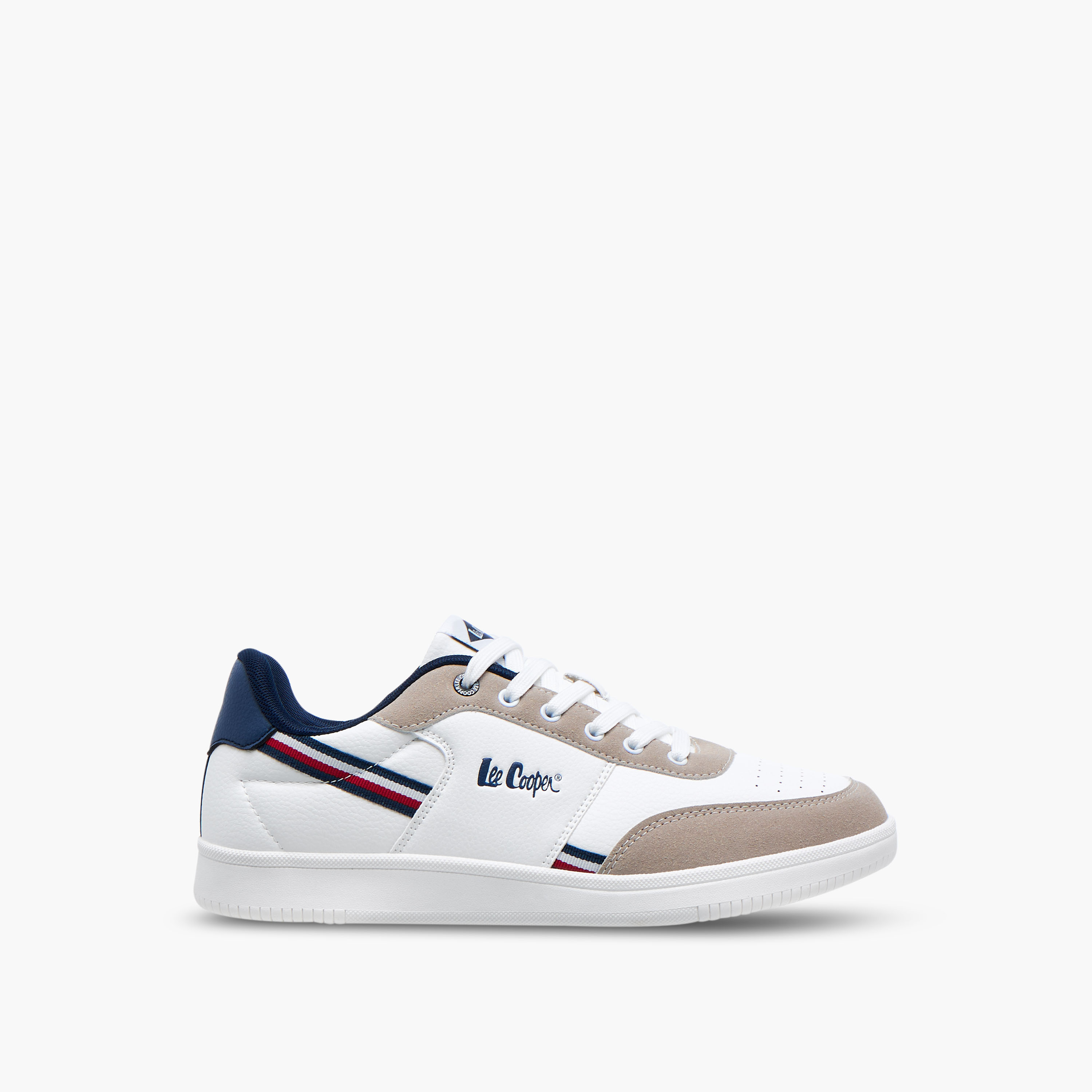 Lee Cooper Men's Colourblock Lace-Up Sneakers-men-shoes-sneakers-image-3
