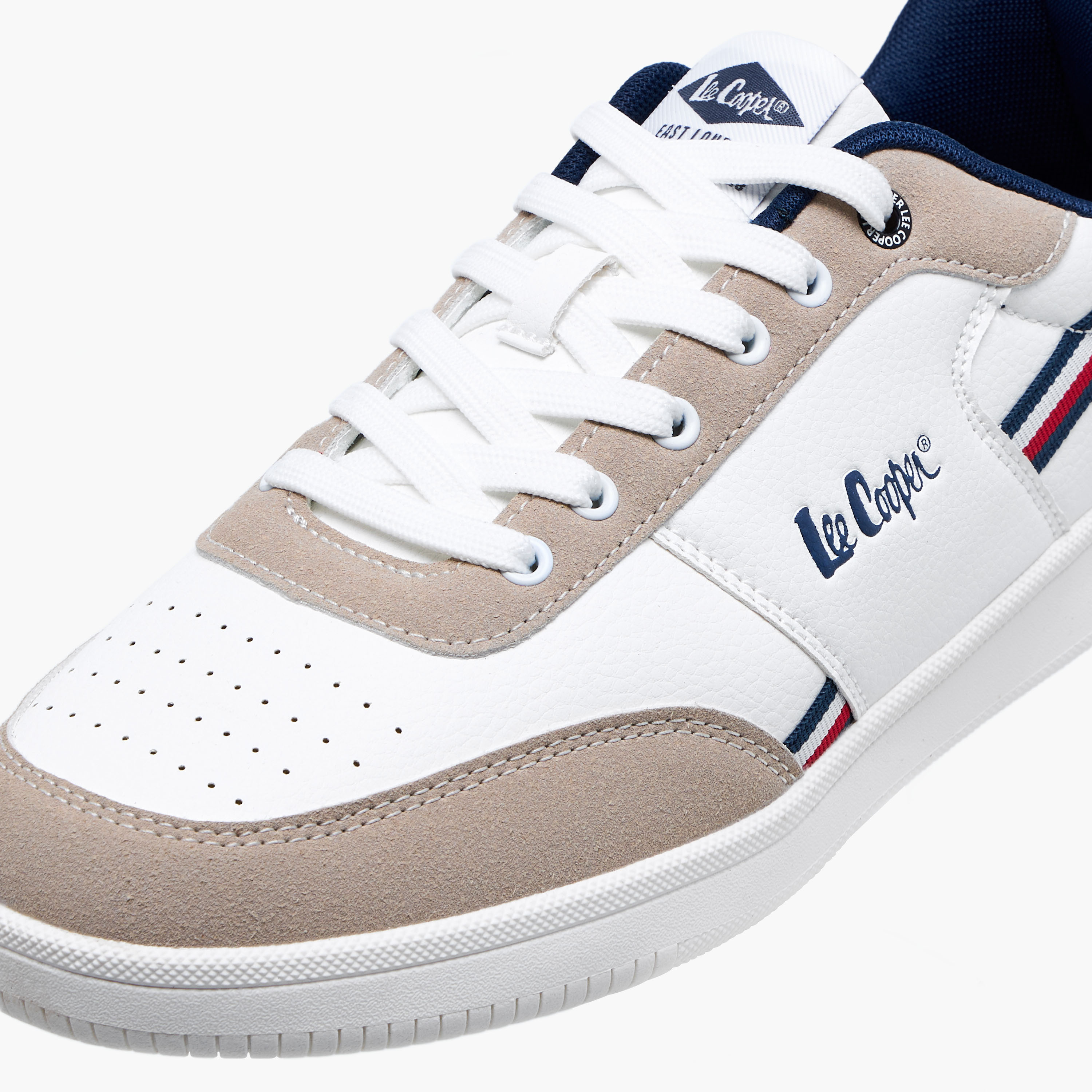 Lee Cooper Men's Colourblock Lace-Up Sneakers-men-shoes-sneakers-image-4