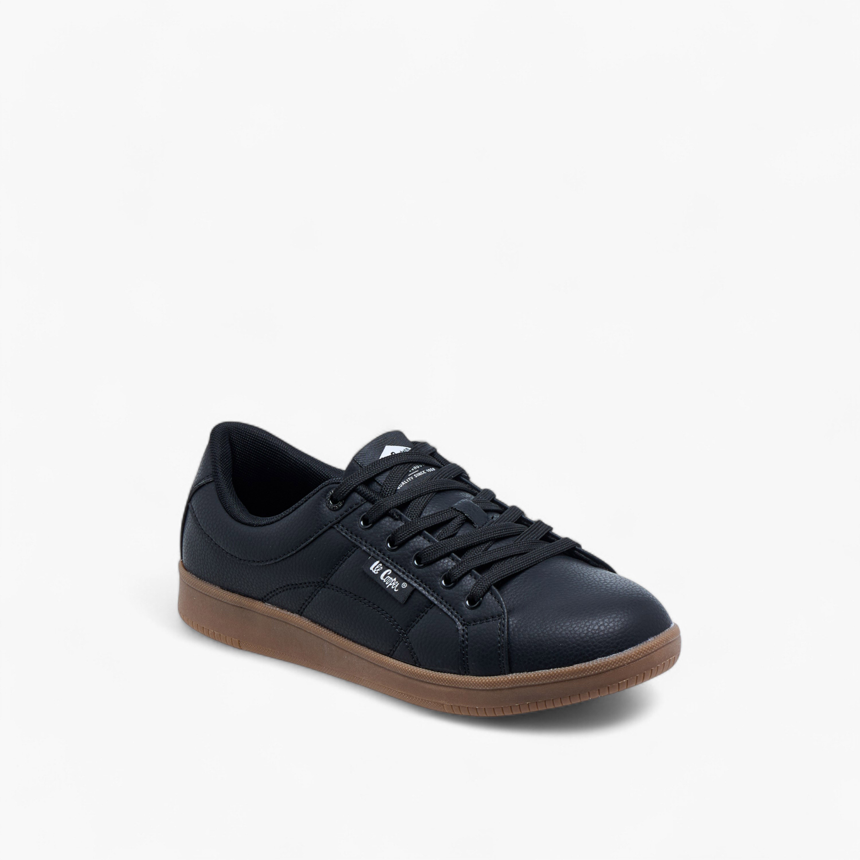 Lee Cooper Men's Perforated Lace-Up Sneakers-men-shoes-sneakers-image-2