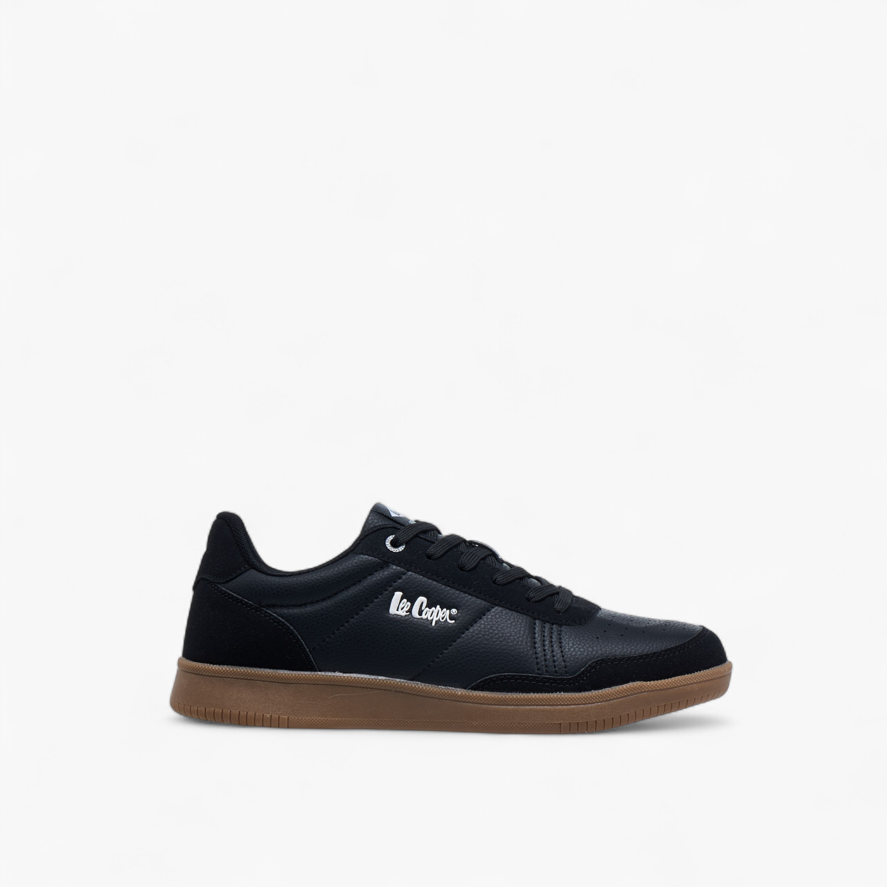 Lee Cooper Men's Perforated Lace-Up Sneakers-men-shoes-sneakers-image-3