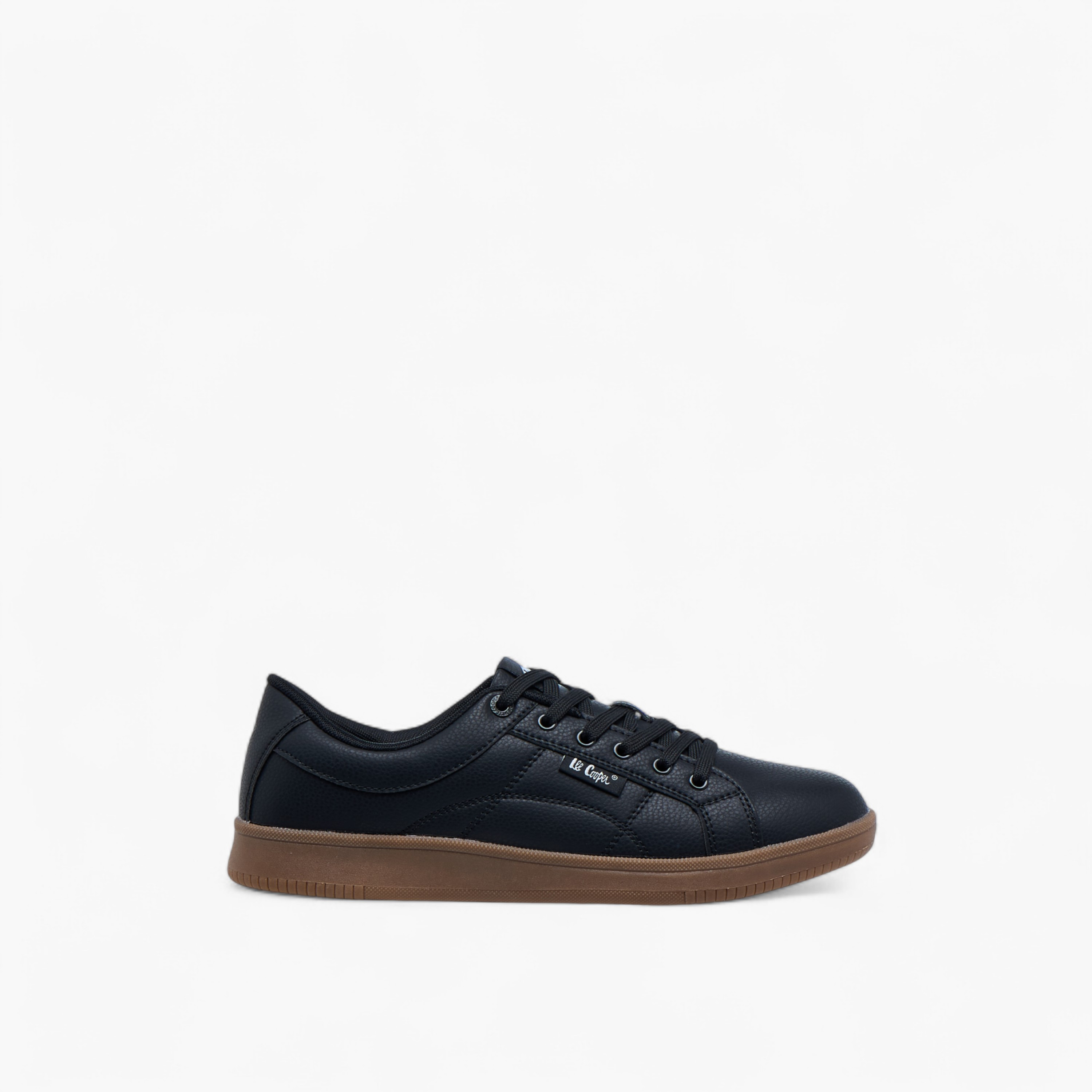 Lee Cooper Men's Solid Lace-Up Sneakers-men-shoes-sneakers-image-3