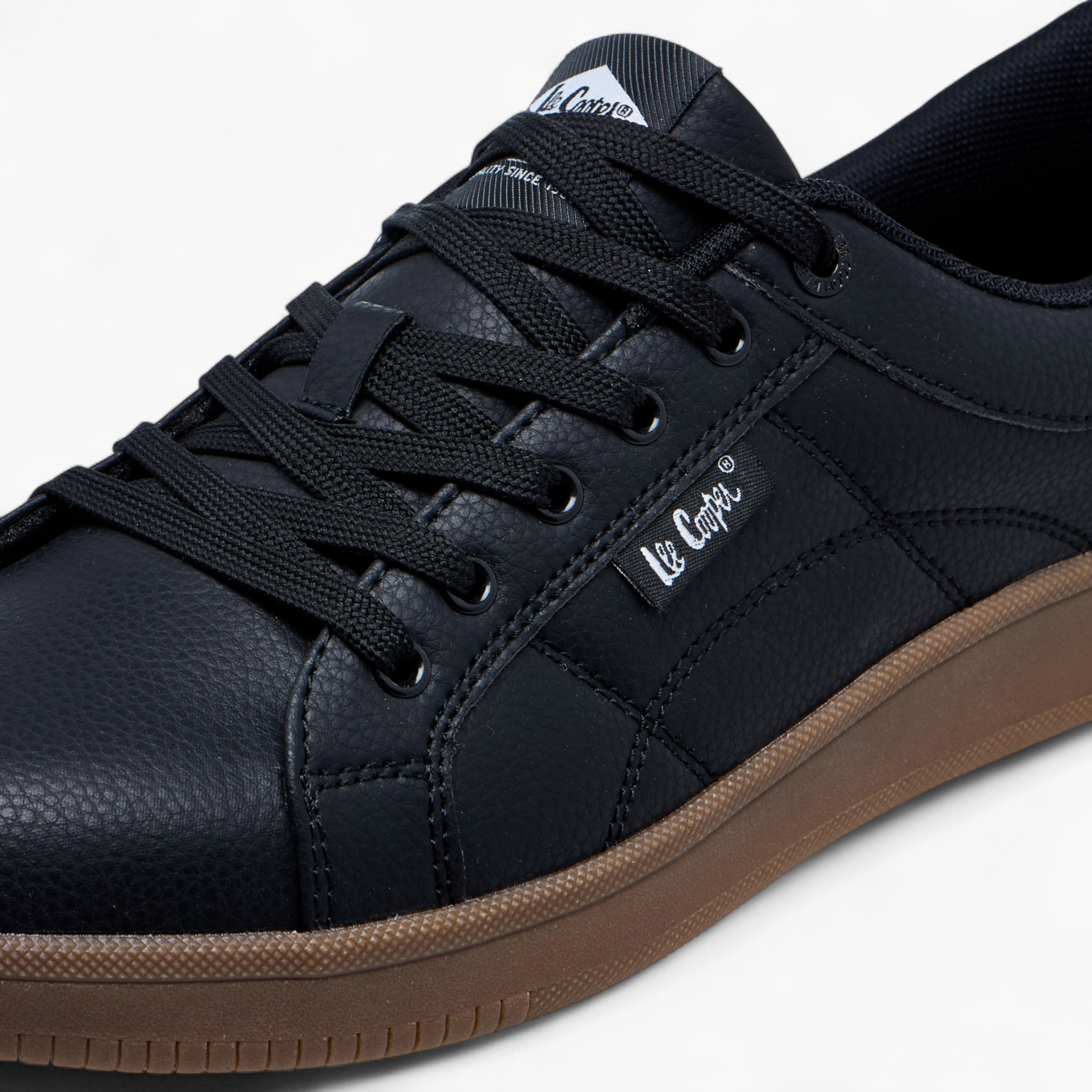 Lee Cooper Men's Solid Lace-Up Sneakers-men-shoes-sneakers-image-4