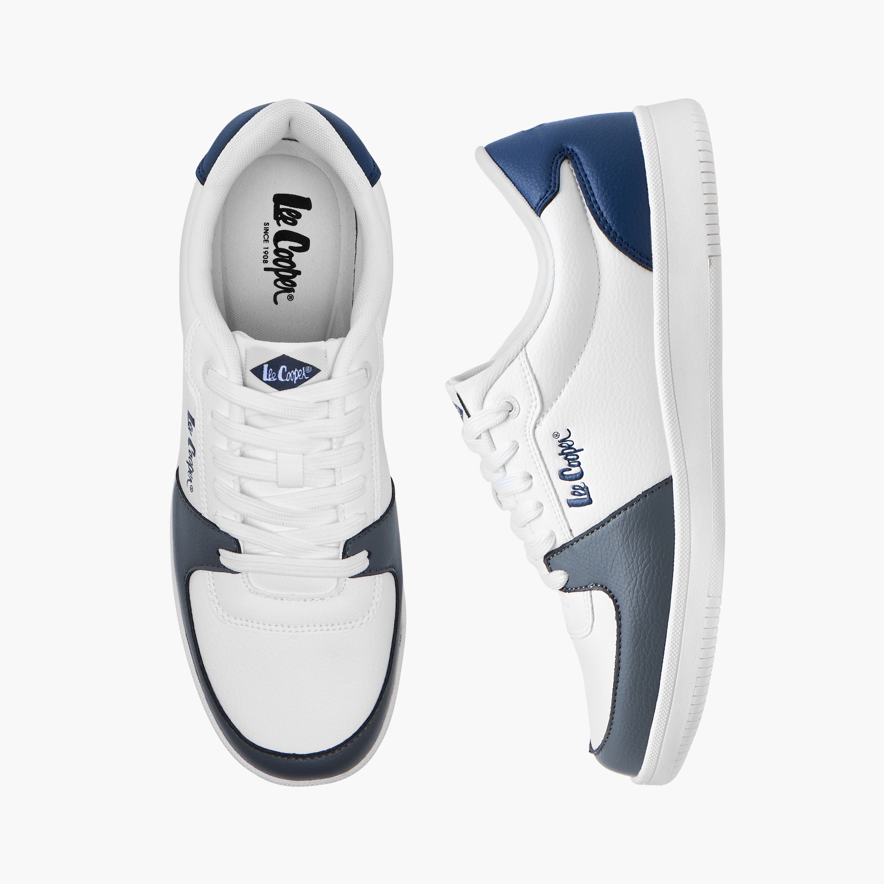 Lee Cooper Men's Colourblock Lace-Up Sneakers-men-shoes-sneakers-image-1