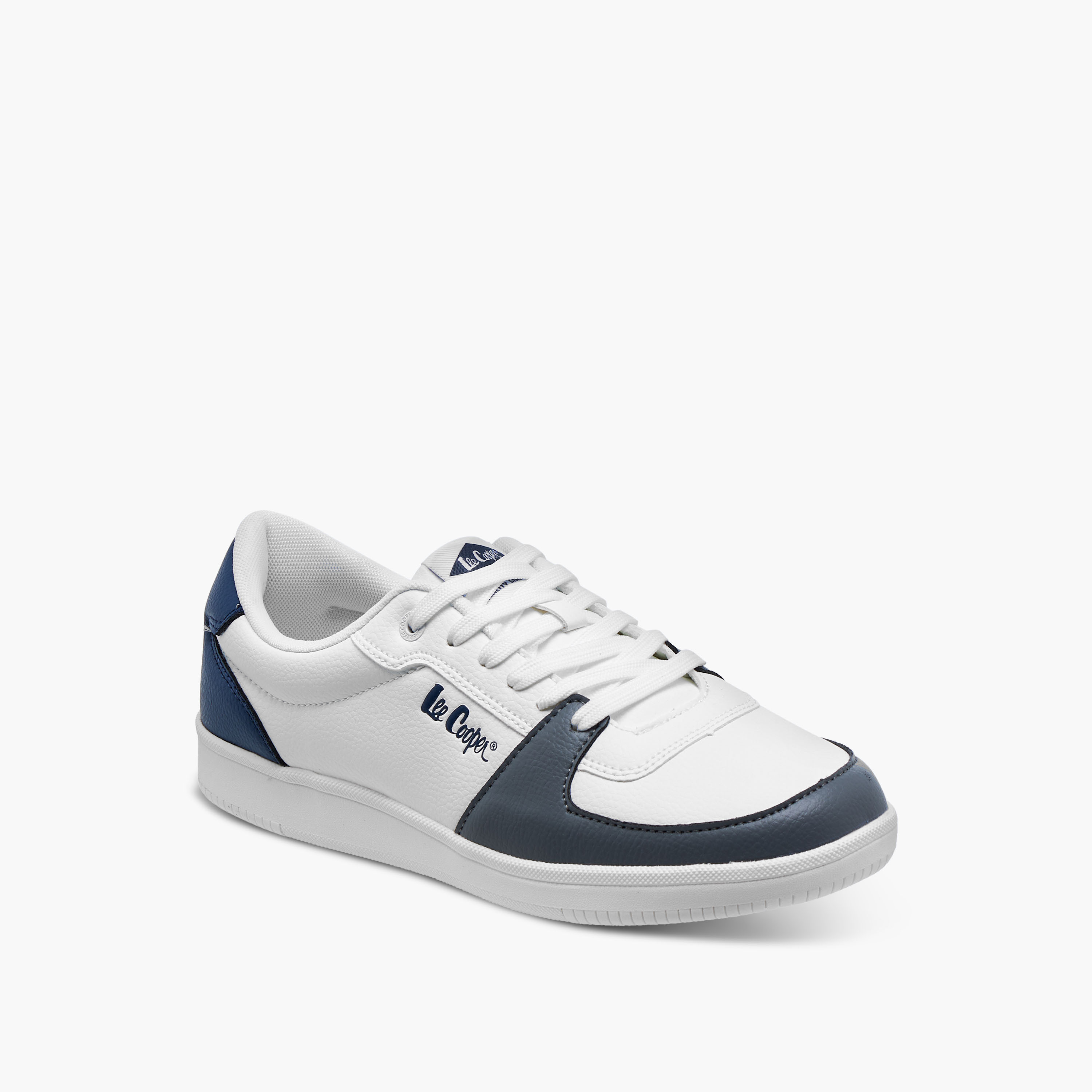 Lee Cooper Men's Colourblock Lace-Up Sneakers-men-shoes-sneakers-image-2