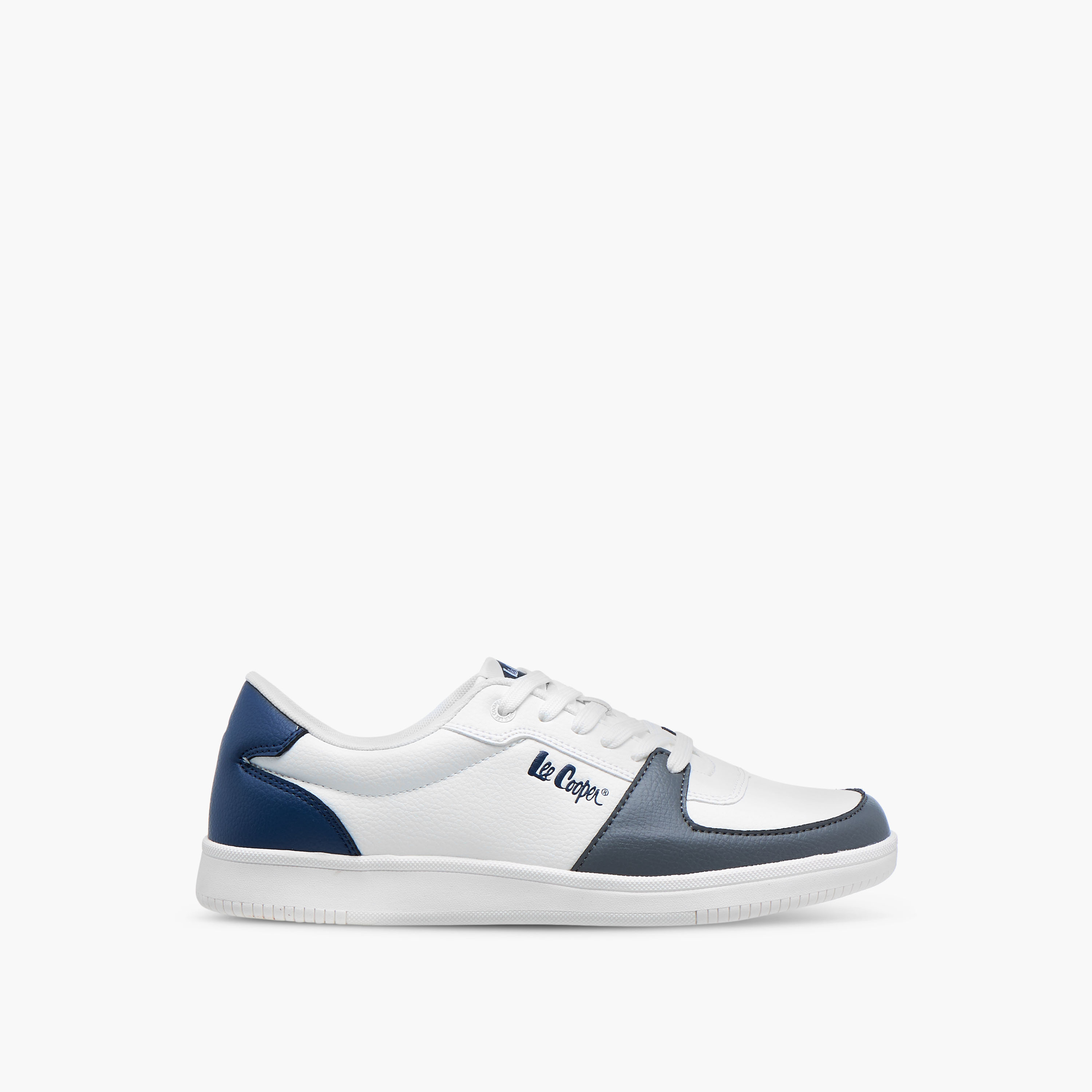 Lee Cooper Men's Colourblock Lace-Up Sneakers-men-shoes-sneakers-image-3