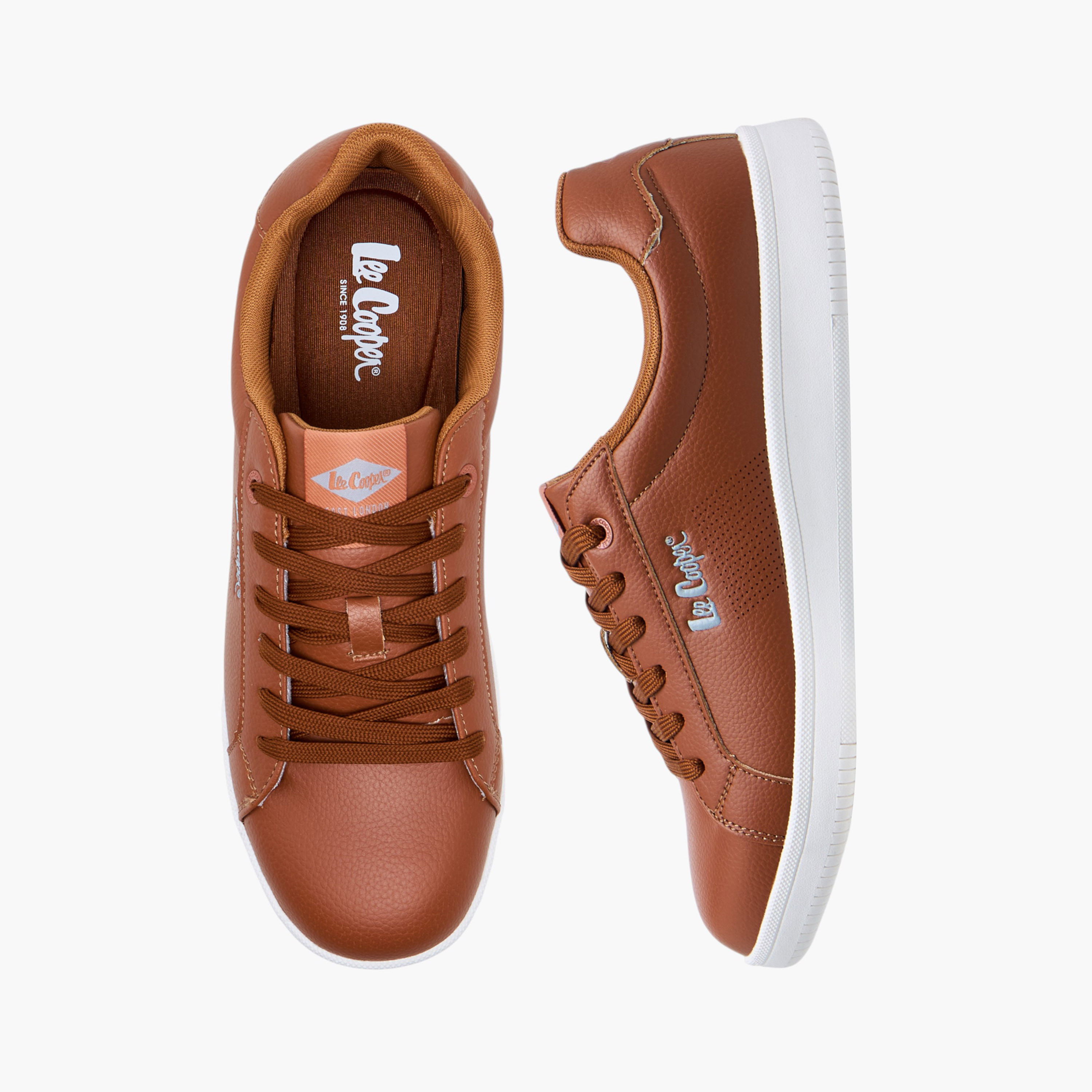 Lee Cooper Men's Panelled Lace-Up Sneakers-men-shoes-sneakers-image-1