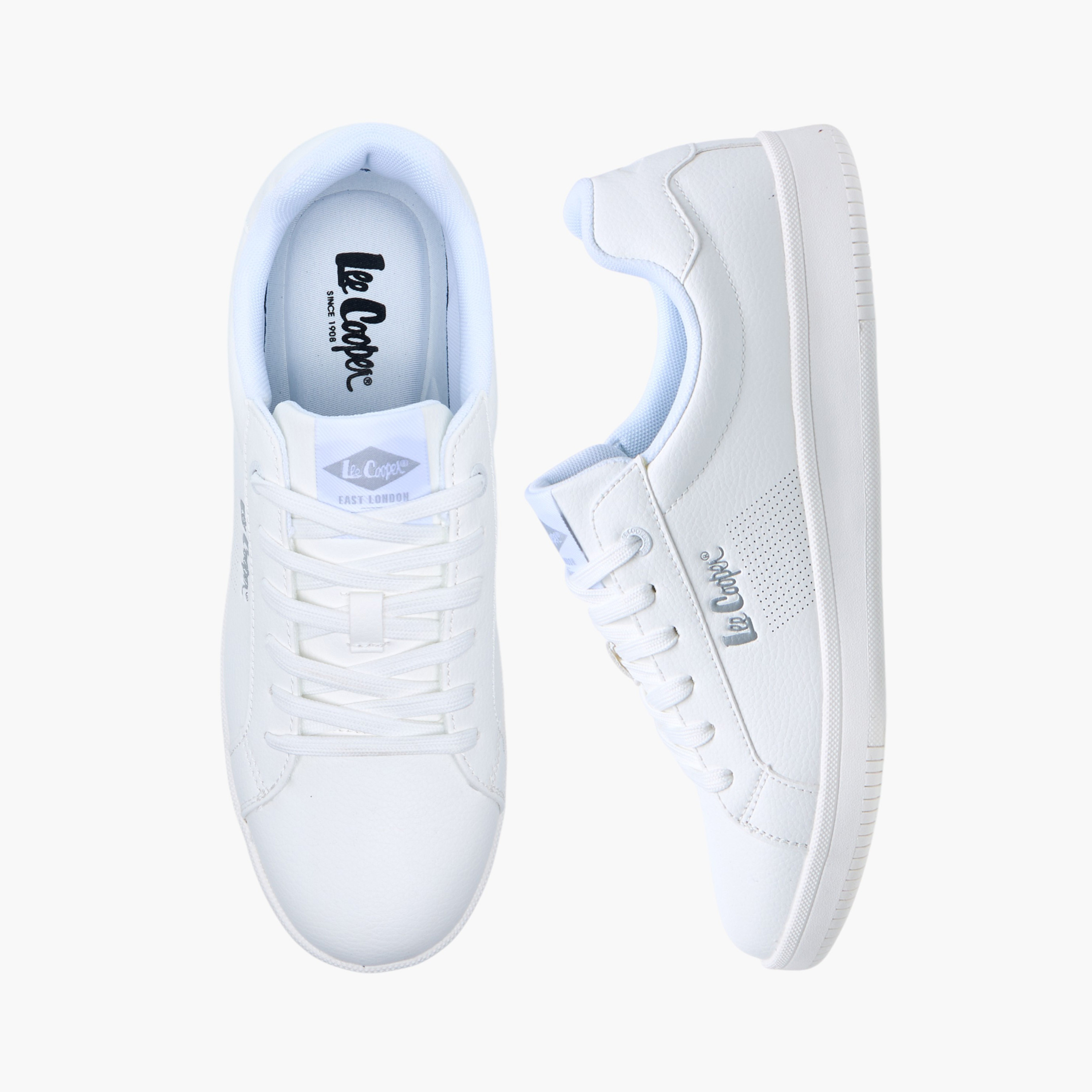 Lee Cooper Men's Panelled Lace-Up Sneakers-men-shoes-sneakers-image-1