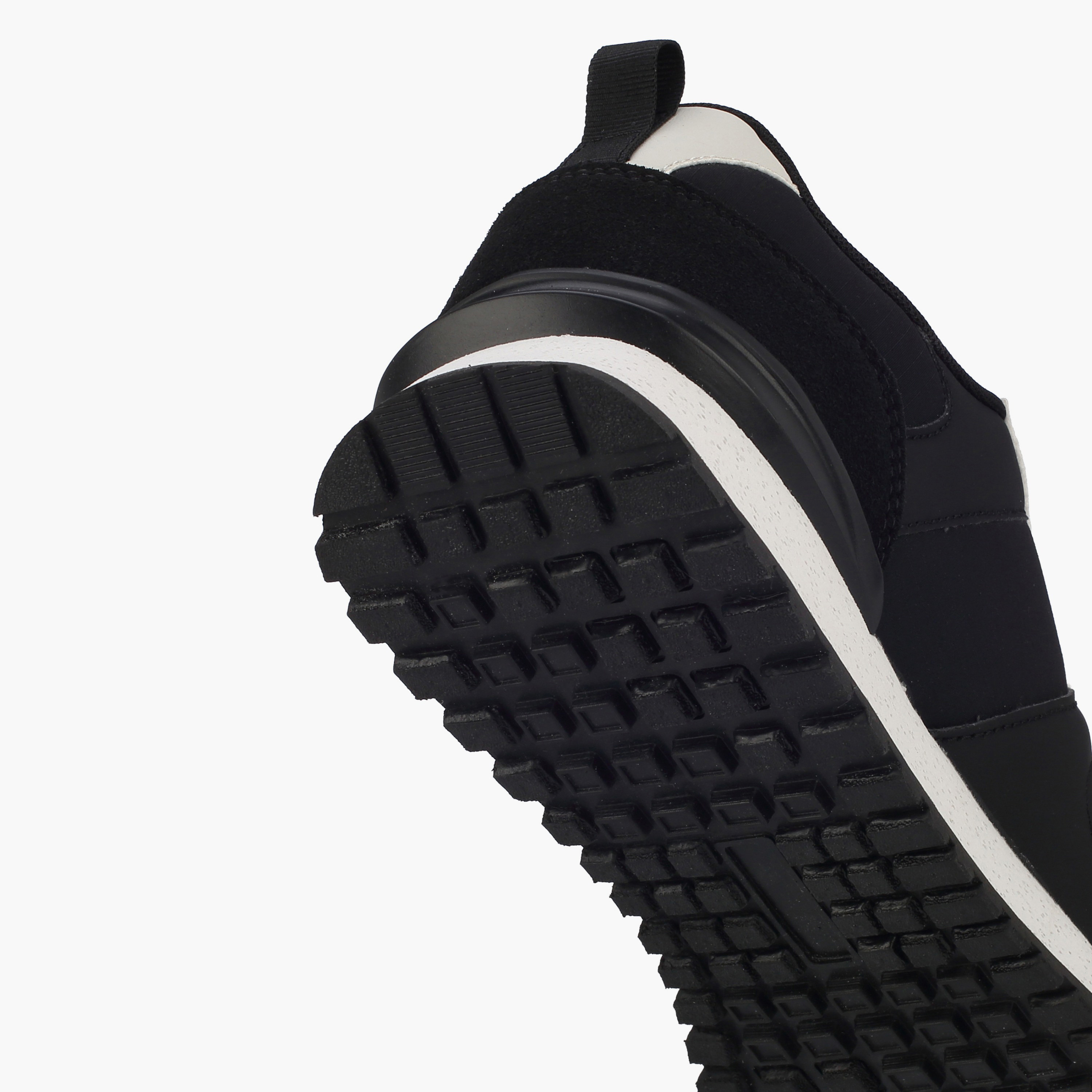 حذاء سنيكرز طول الكاحل بارز الملمس برباط للرجال من أل بي أل من شو إكسبريس-men-shoes-sneakers-image-5