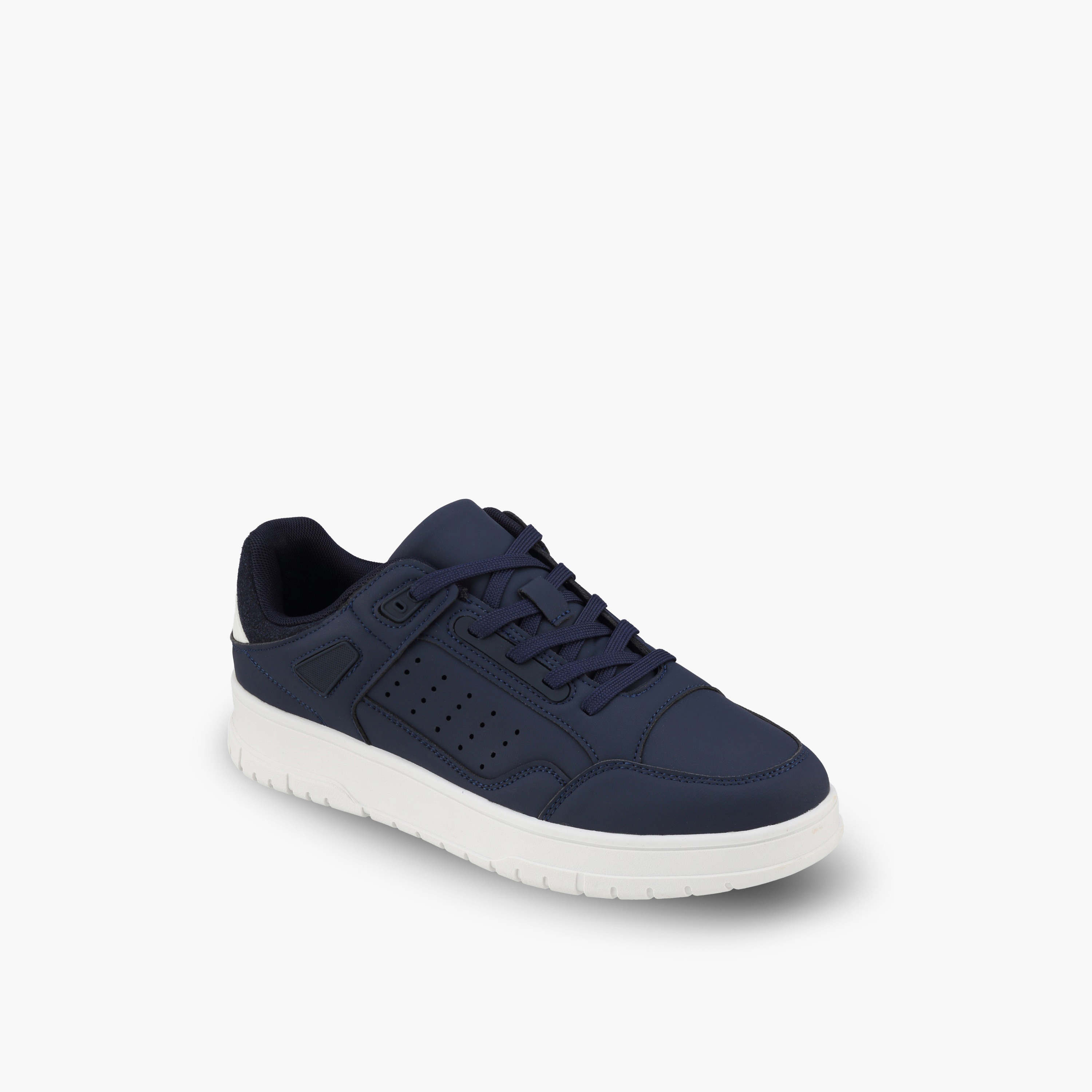حذاء سنيكرز طول الكاحل برباط للرجال من أل بي أل من شو إكسبريس-men-shoes-sneakers-image-2