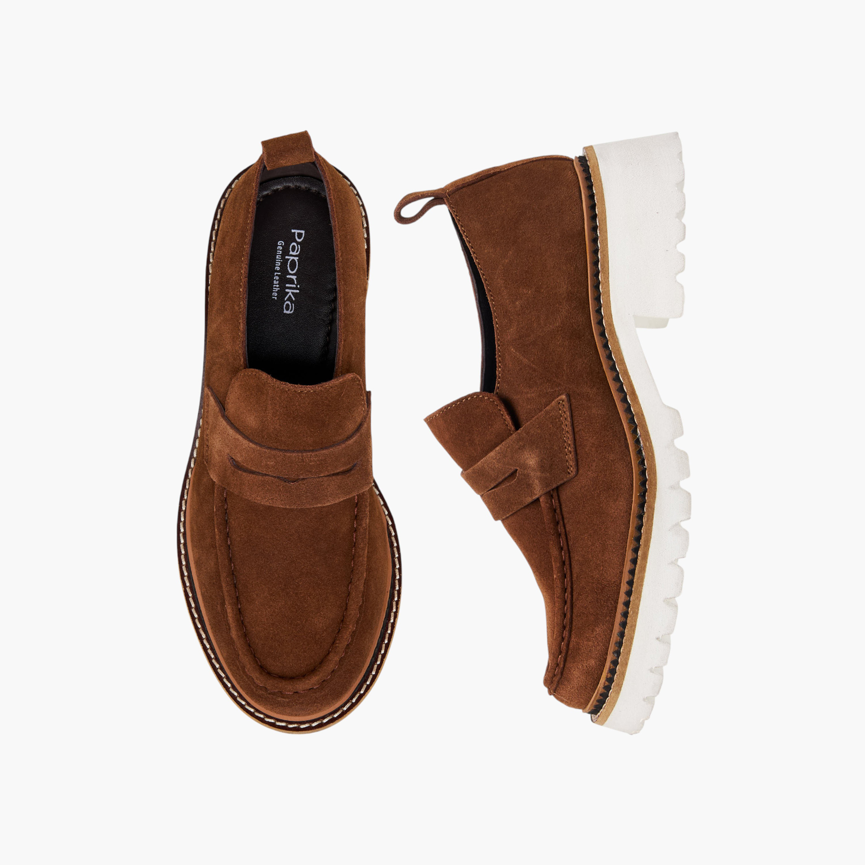 Paprika Women Slip-On Leather Loafers-women-shoes-loafersandmoccasins-image-1