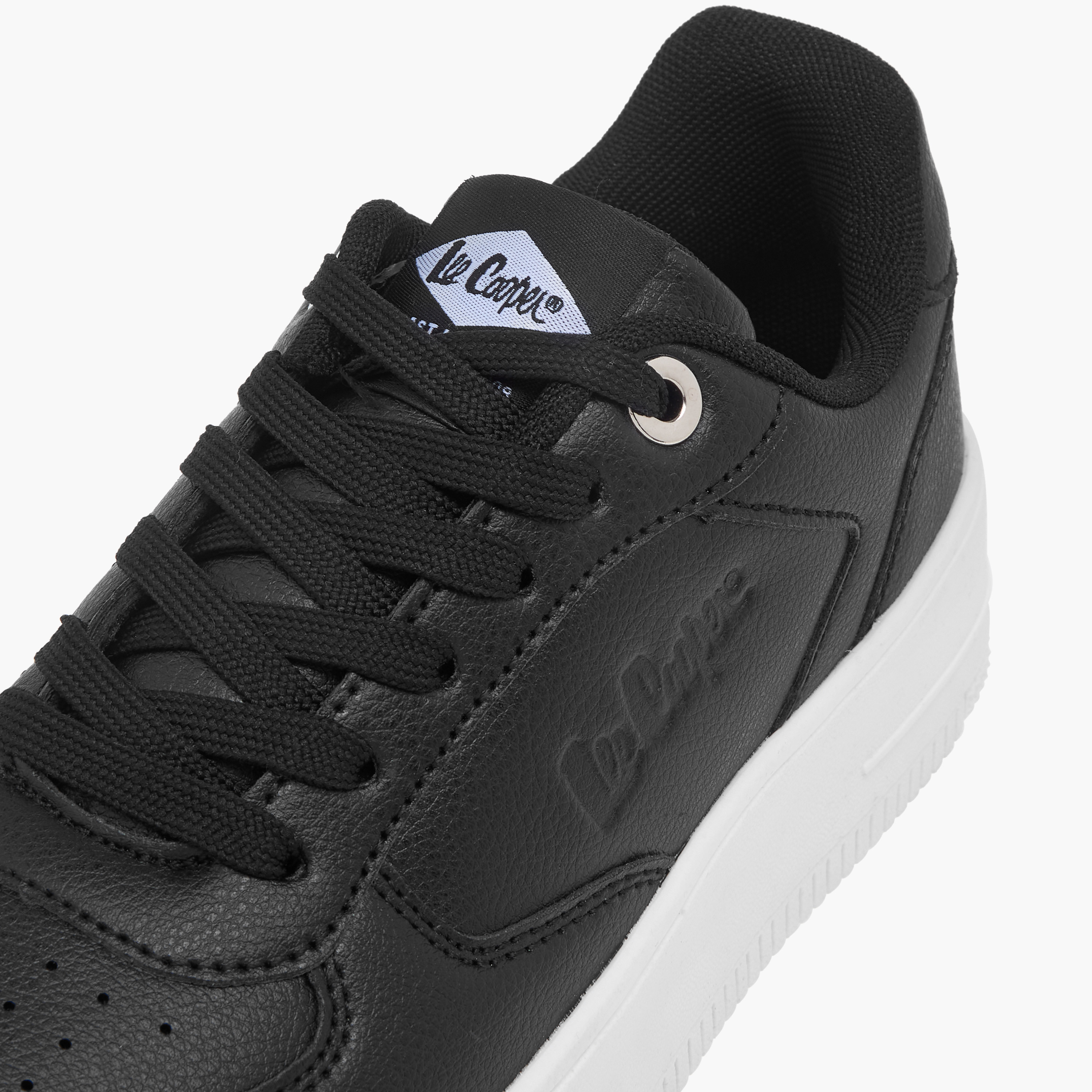 Lee Cooper Women's Perforation Detail Lace-Up Sneakers-women-shoes-sneakers-image-4