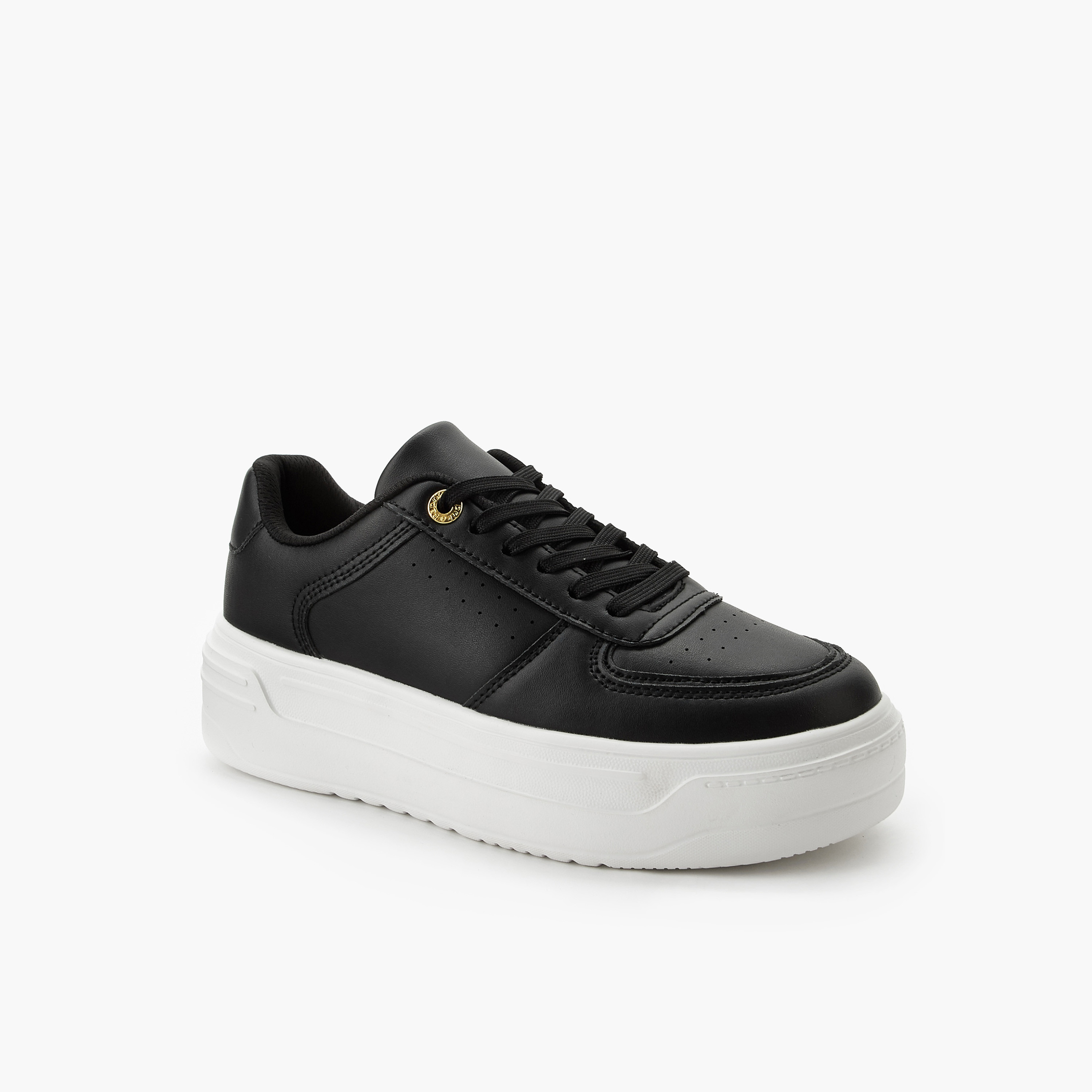 Paprika Women Lace-Up Ankle Sneakers-women-shoes-sneakers-image-2