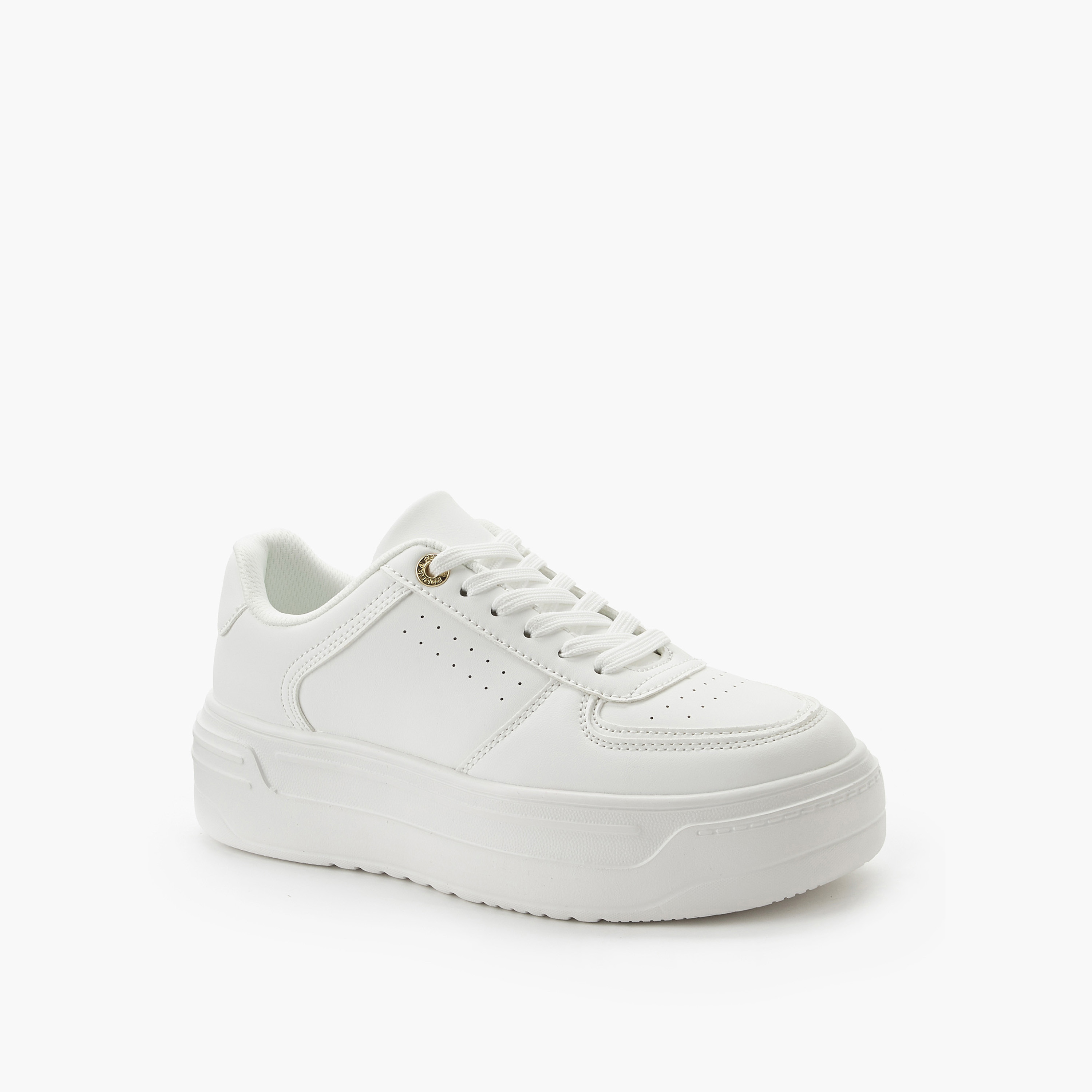 Paprika Women Lace-Up Ankle Sneakers-women-shoes-sneakers-image-2