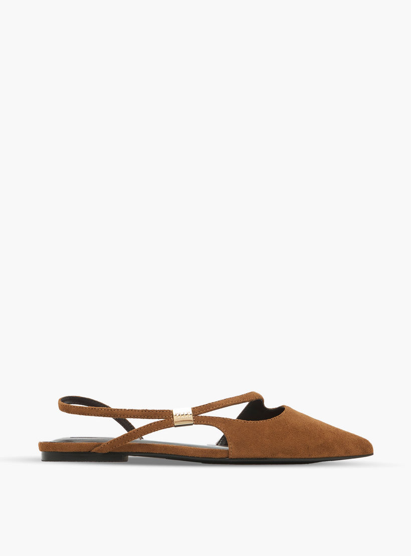 حذاء بمقدمة مدببة وحزام خلفي للنساء من إيل-women-shoes-ballerinas-image-3