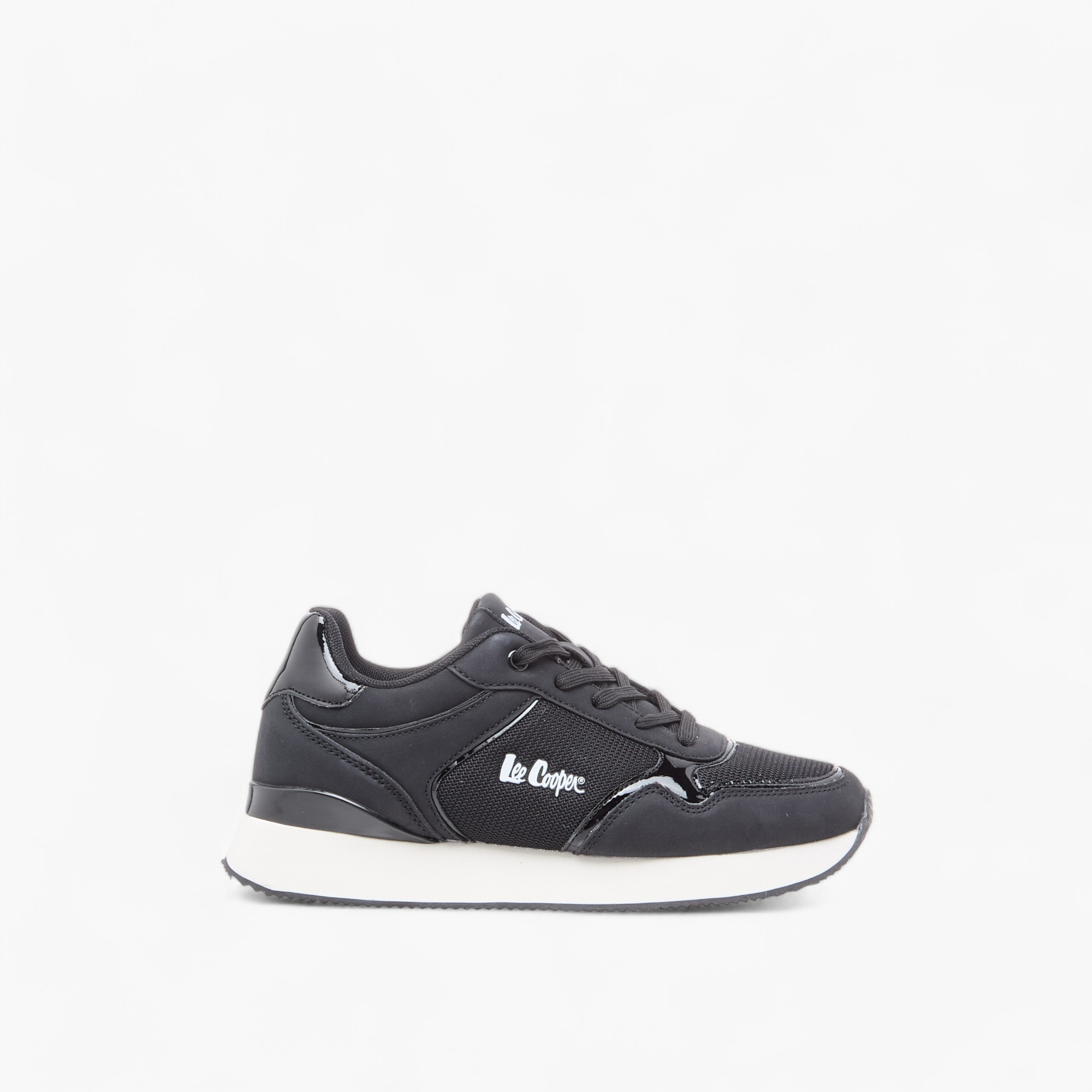 Lee Cooper Women's Mesh Sneakers with Lace-Up Closure-women-shoes-sneakers-image-3