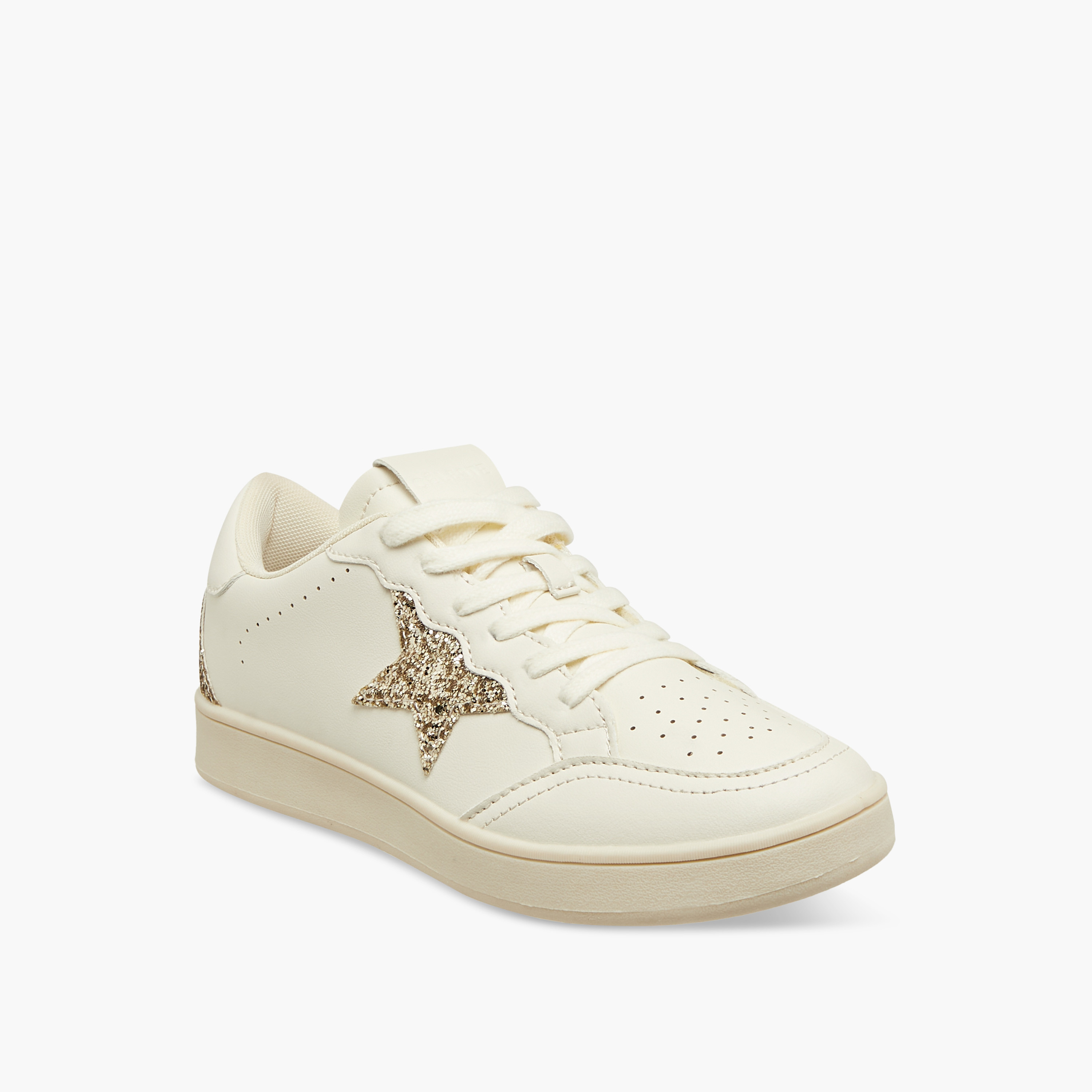 Celeste Women's Star Embellished Sneakers with Lace-Up Closure-women-shoes-sneakers-image-2