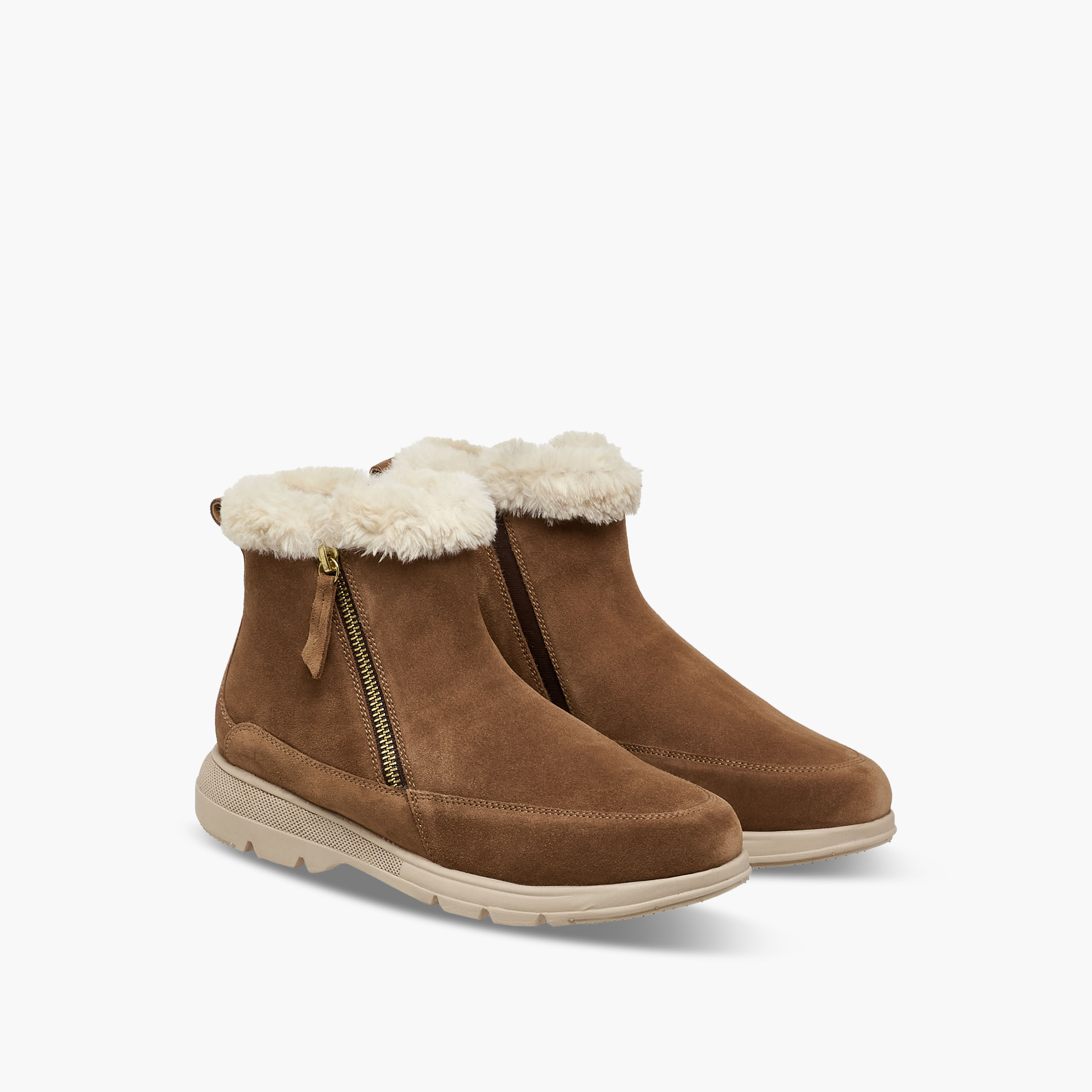 Paprika Women's Faux Fur Ankle Boots-women-shoes-boots-image-1