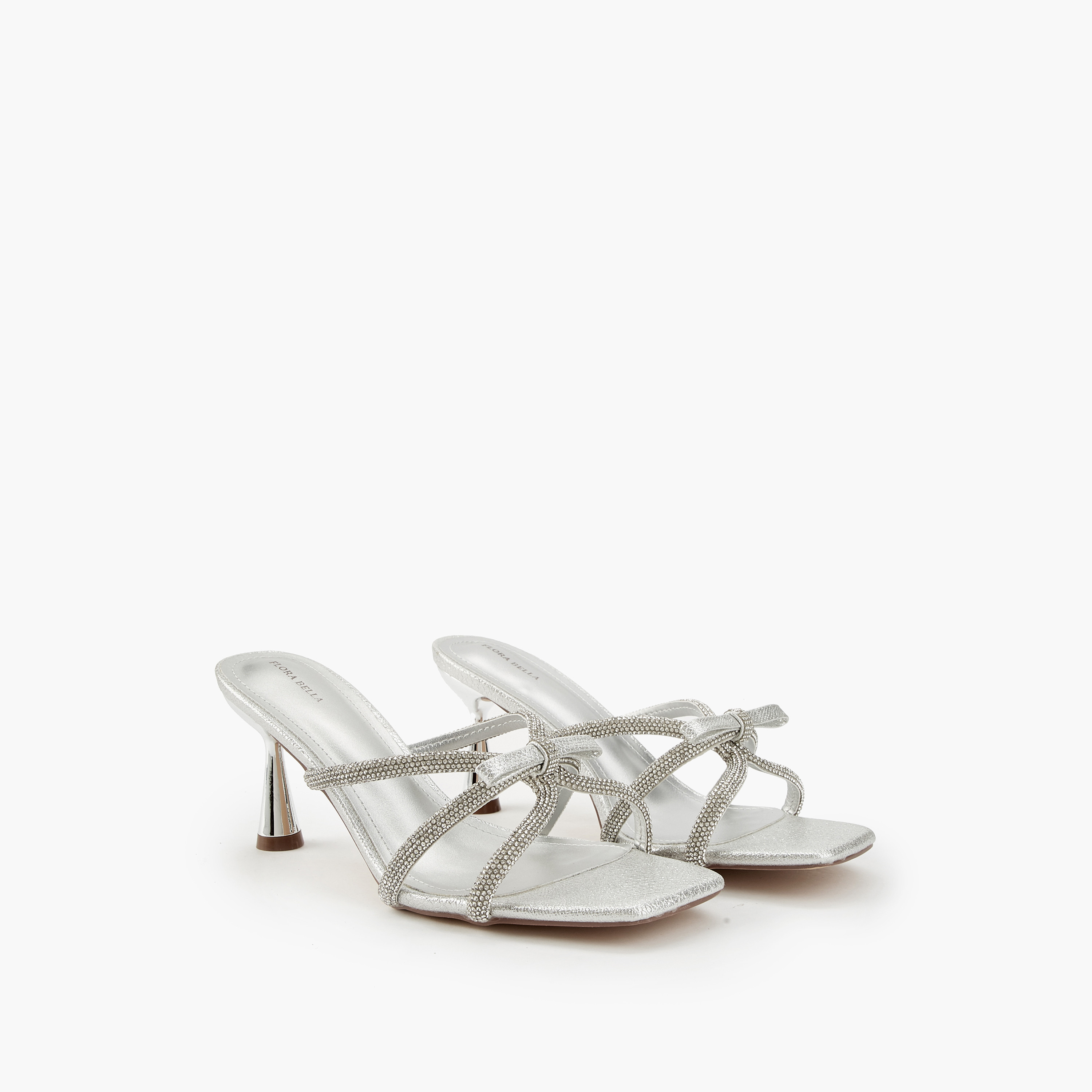 صندل مزين سهل الارتداء بكعب مخروطي من فلورا بيلا-women-shoes-sandals-heeled-image-1