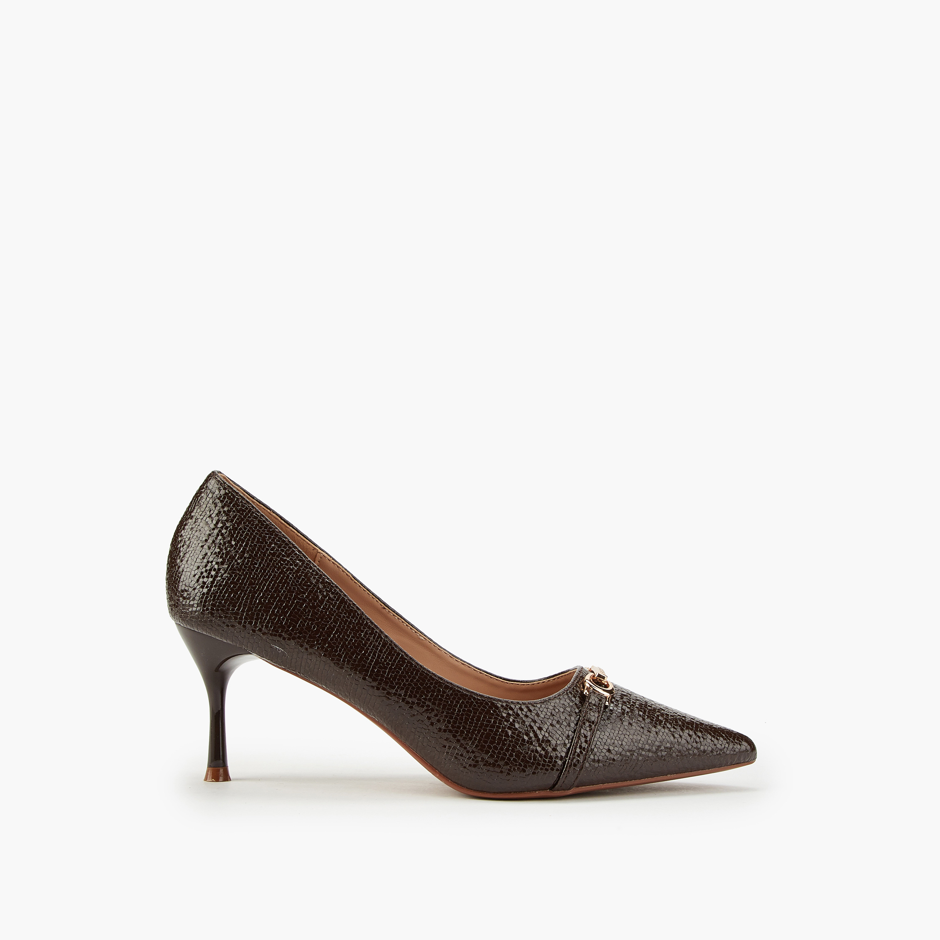 Flora Bella Textured Slip-On Pumps with Stiletto Heels-women-shoes-heels-image-2