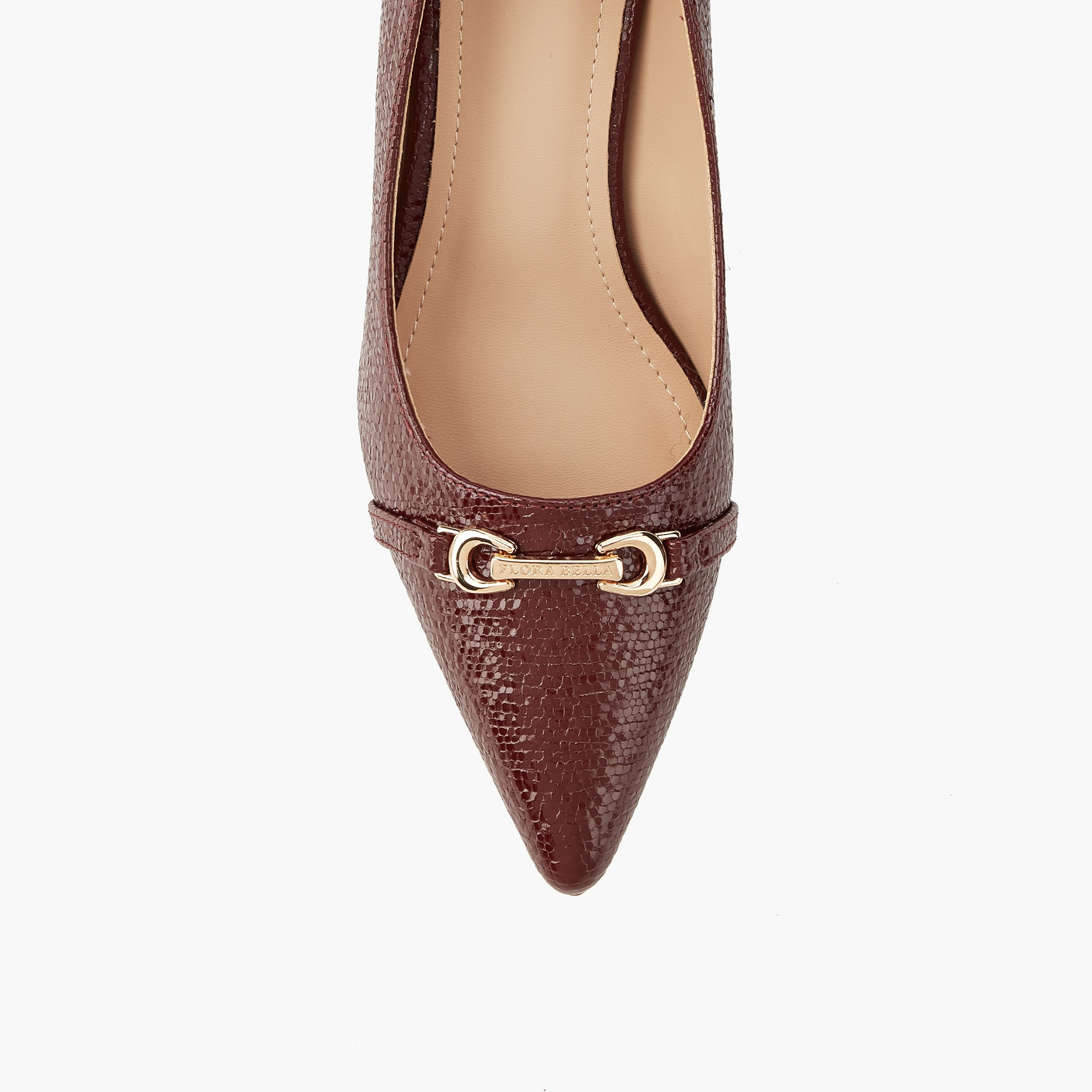 Flora Bella Textured Slip-On Pumps with Stiletto Heels-women-shoes-heels-image-4