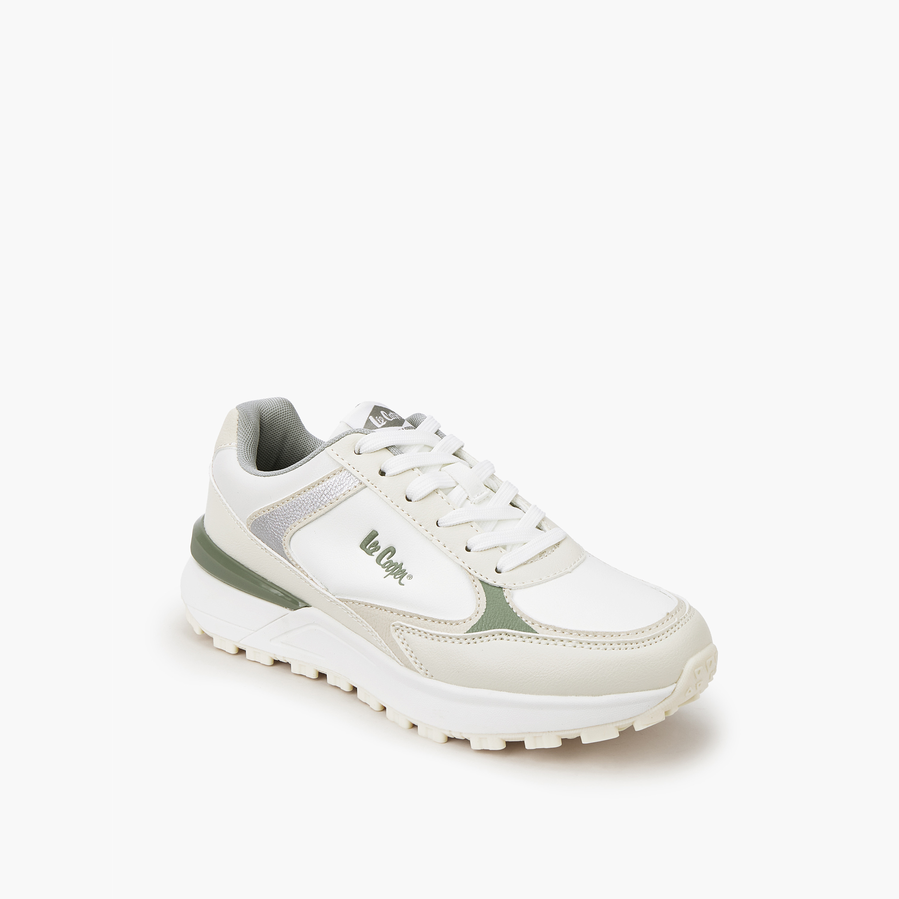 Lee Cooper Women's Colourblock Lace-Up Sneakers-women-shoes-sneakers-image-2