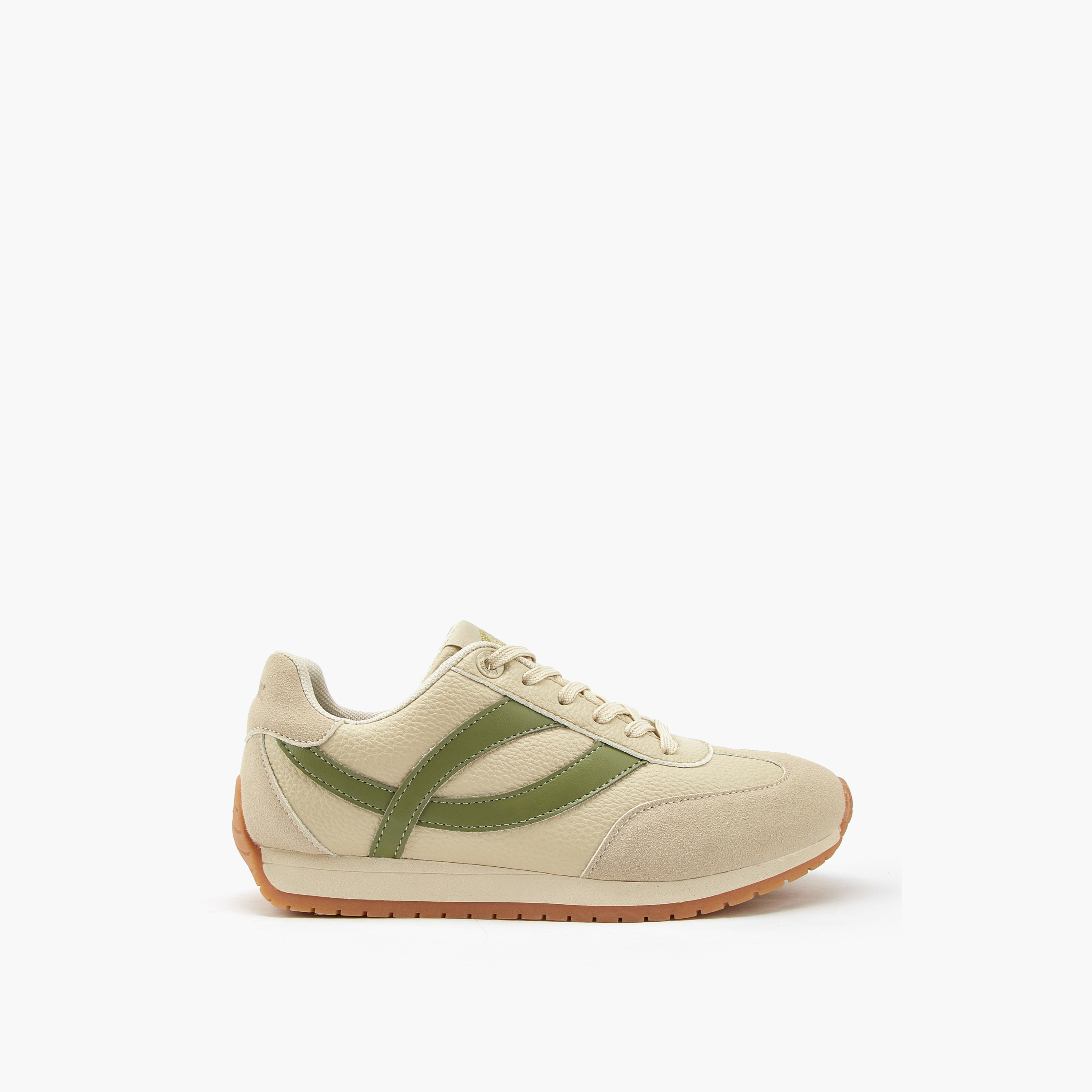 Lee Cooper Women's Panelled Lace-Up Sneakers-women-shoes-sneakers-image-2