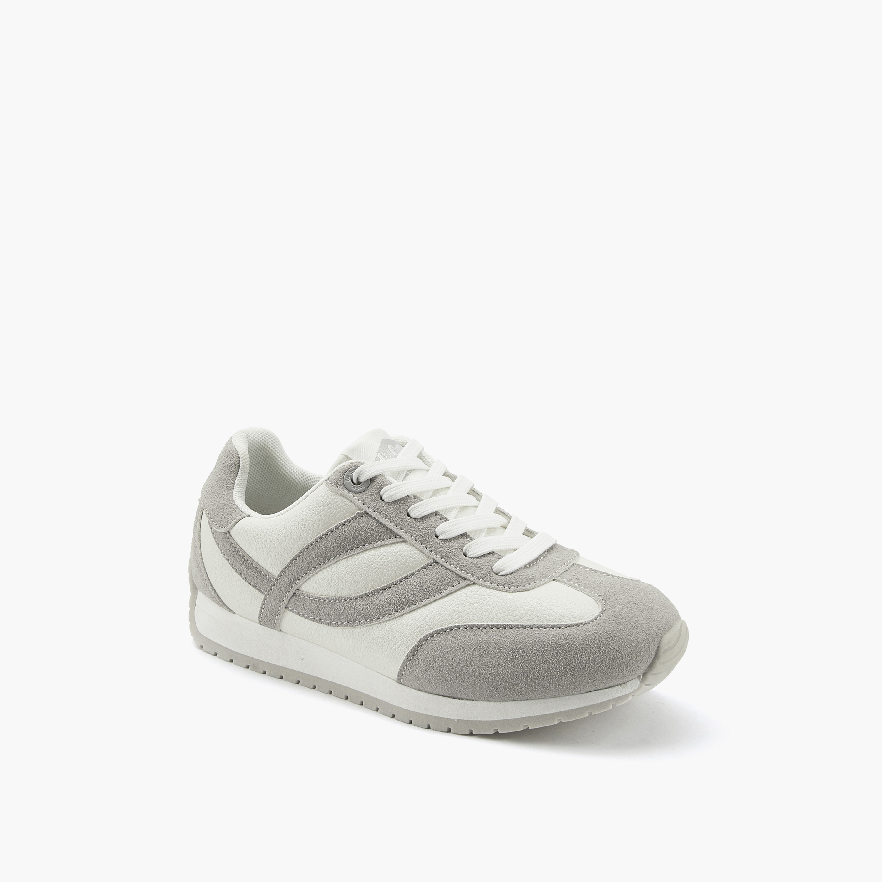 Lee Cooper Women's Panelled Lace-Up Sneakers-women-shoes-sneakers-image-3