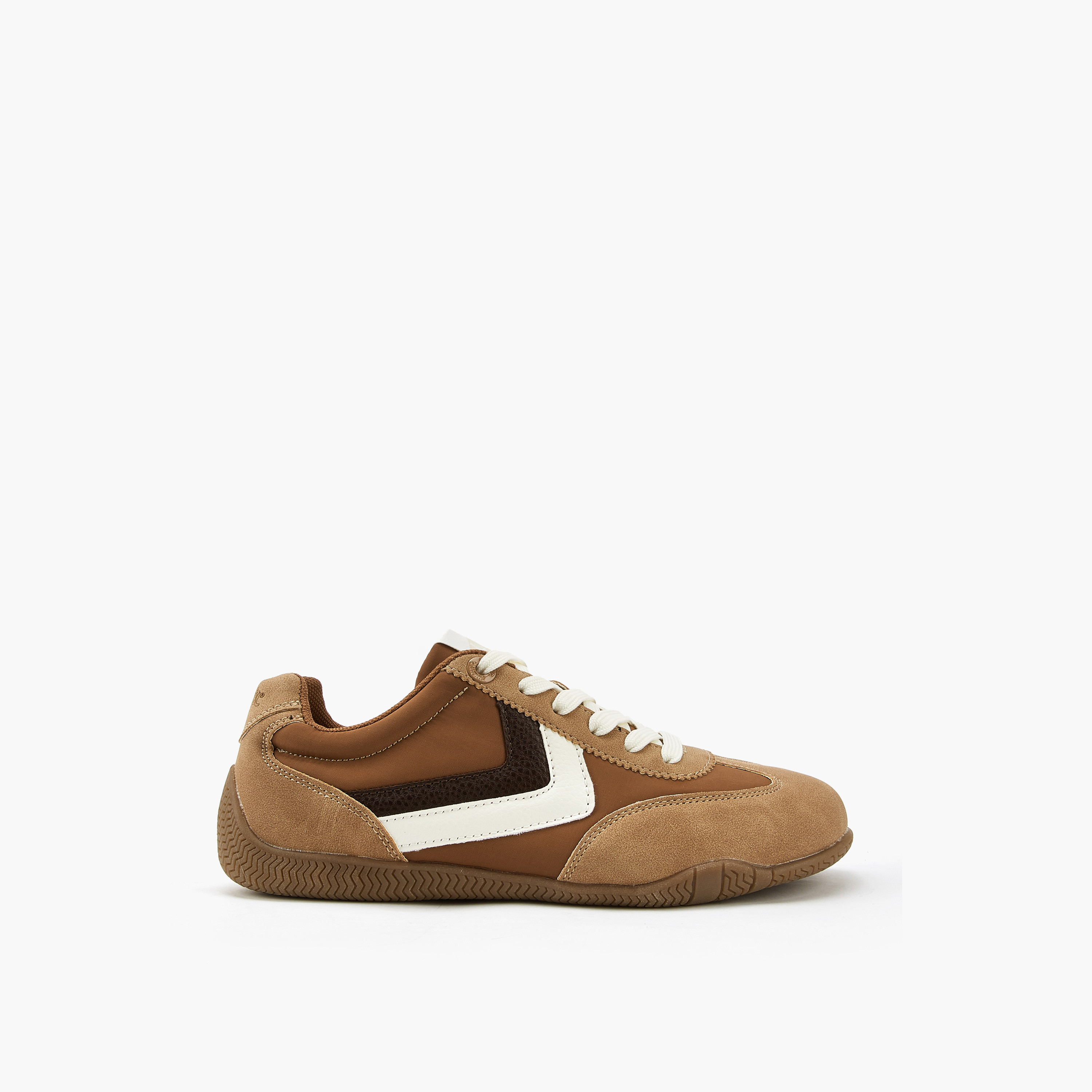 Lee Cooper Women's Panelled Sneakers with Lace-Up Closure-women-shoes-sneakers-image-2