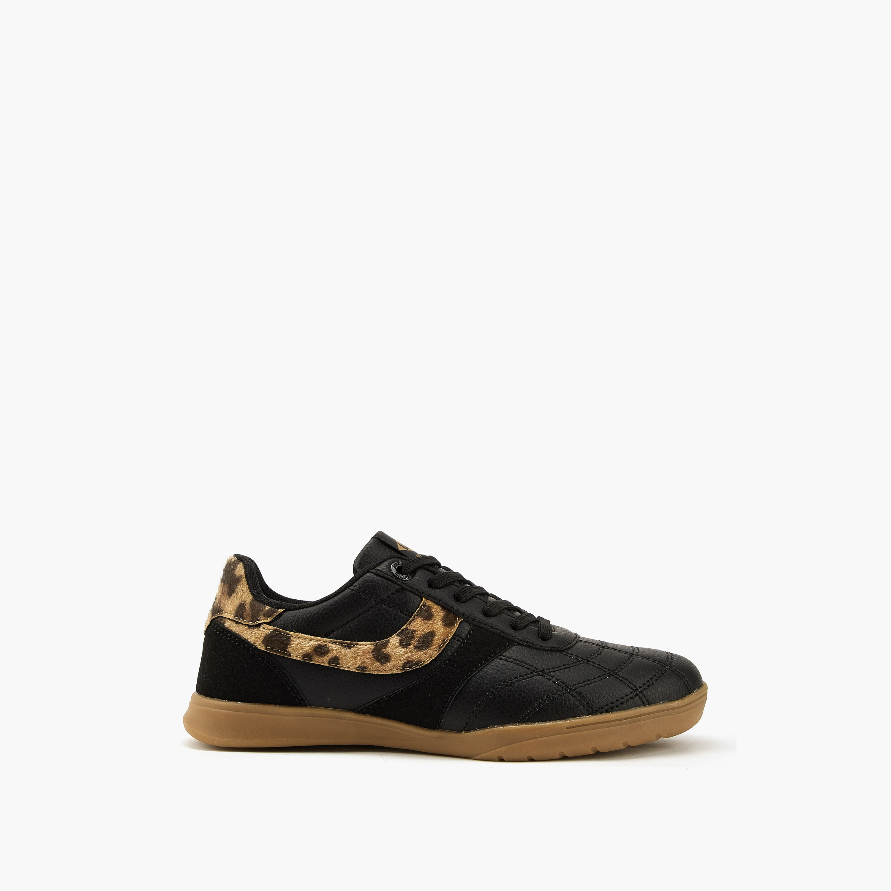 Lee Cooper Women's Animal Print Lace-Up Sneakers-women-shoes-sneakers-image-2