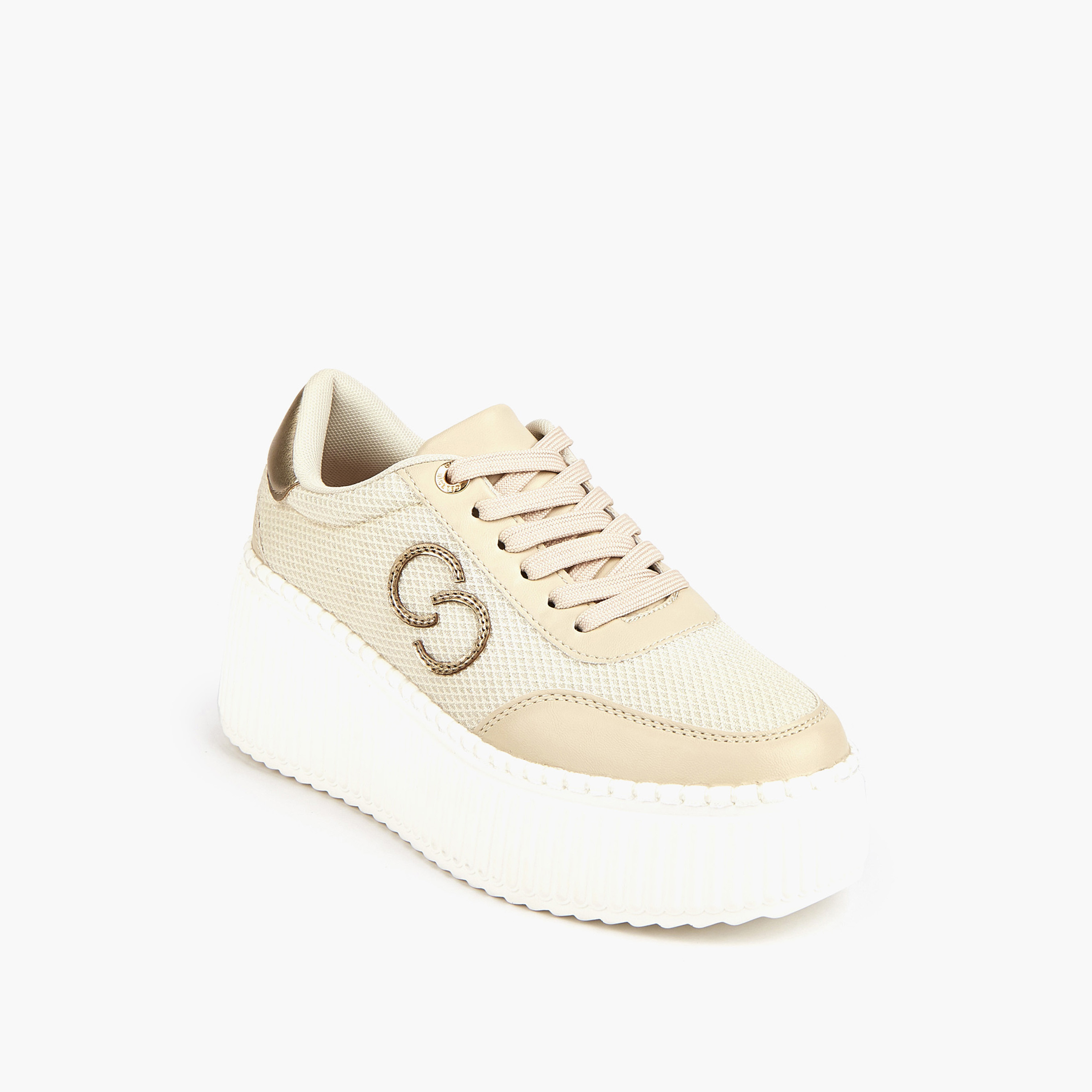 Celeste Women's Logo Applique Lace-Up Sneakers-women-shoes-sneakers-image-3