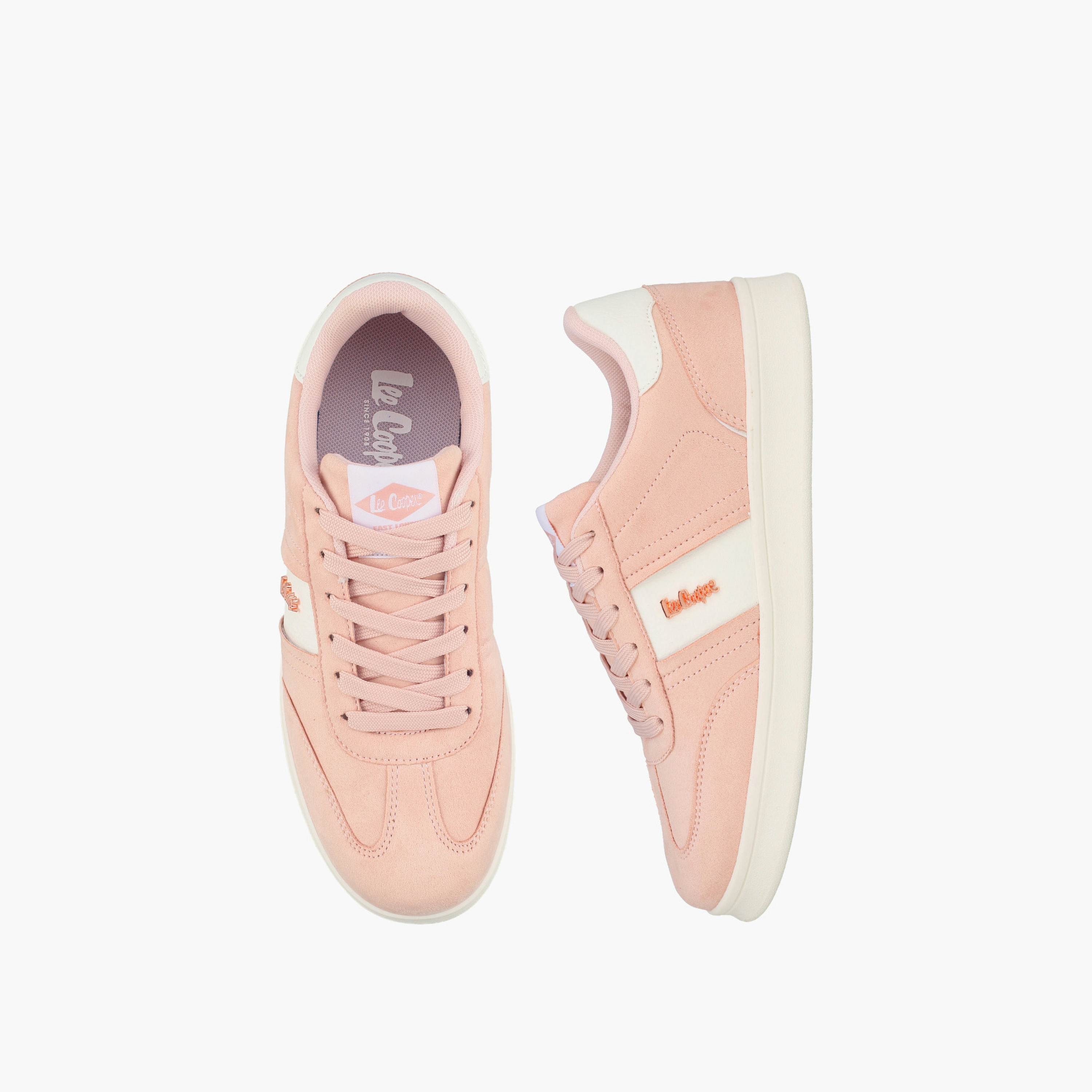 حذاء سنيكرز بكاحل للنساء بتصميم مقسم ورباط إغلاق من لي كوبر-women-shoes-sneakers-image-1