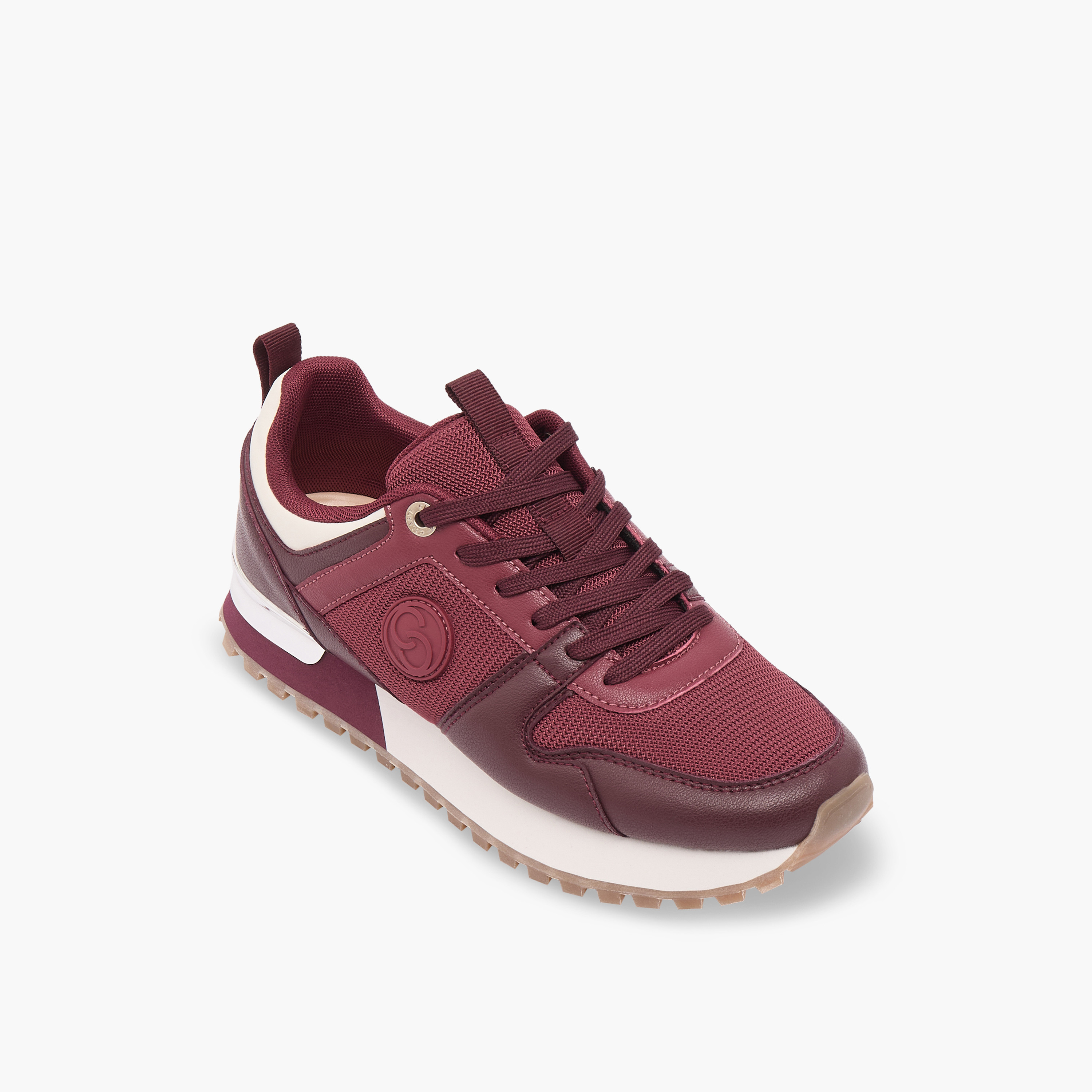 Celeste Women Panelled Lace-Up Sneakers-women-shoes-sneakers-image-2