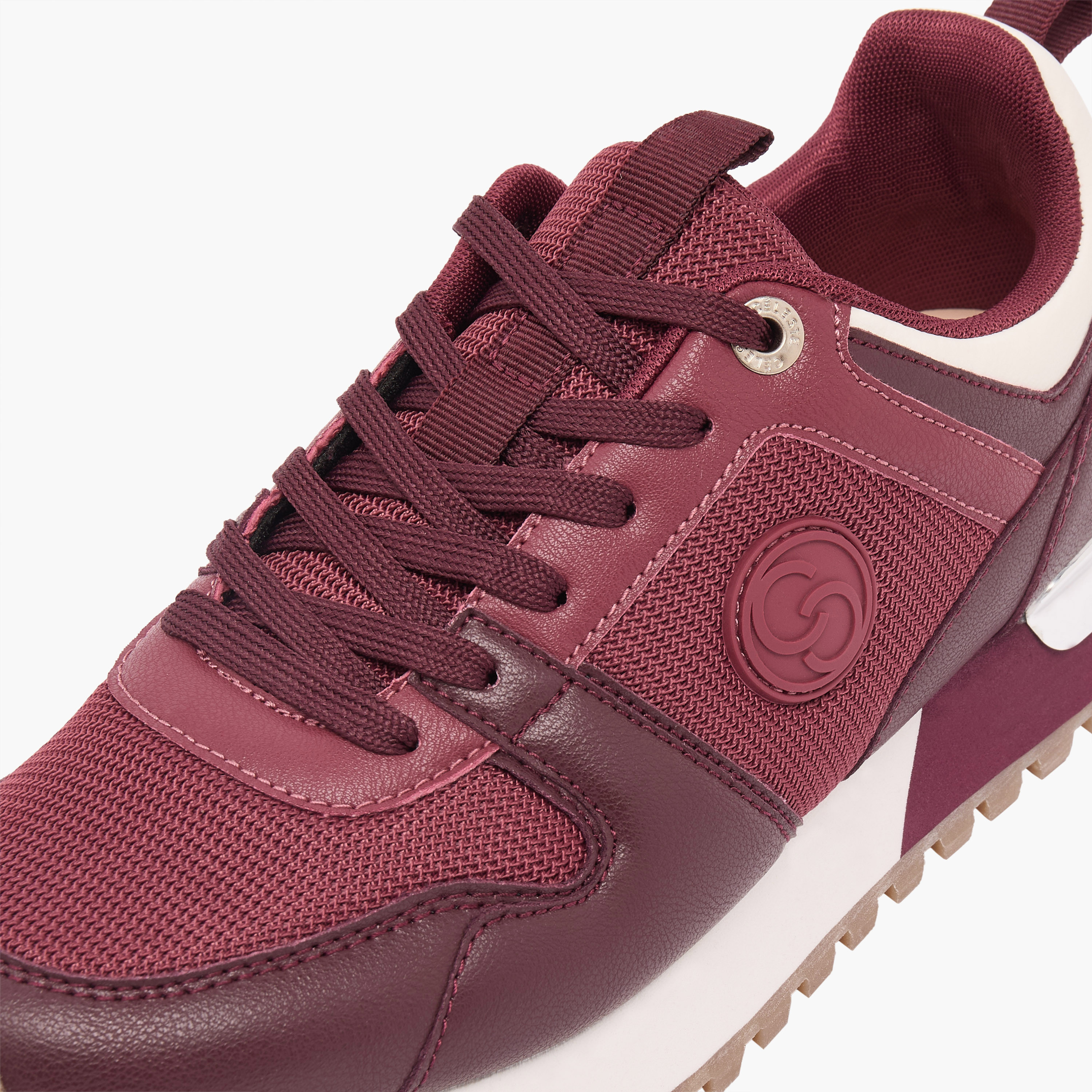 Celeste Women Panelled Lace-Up Sneakers-women-shoes-sneakers-image-4