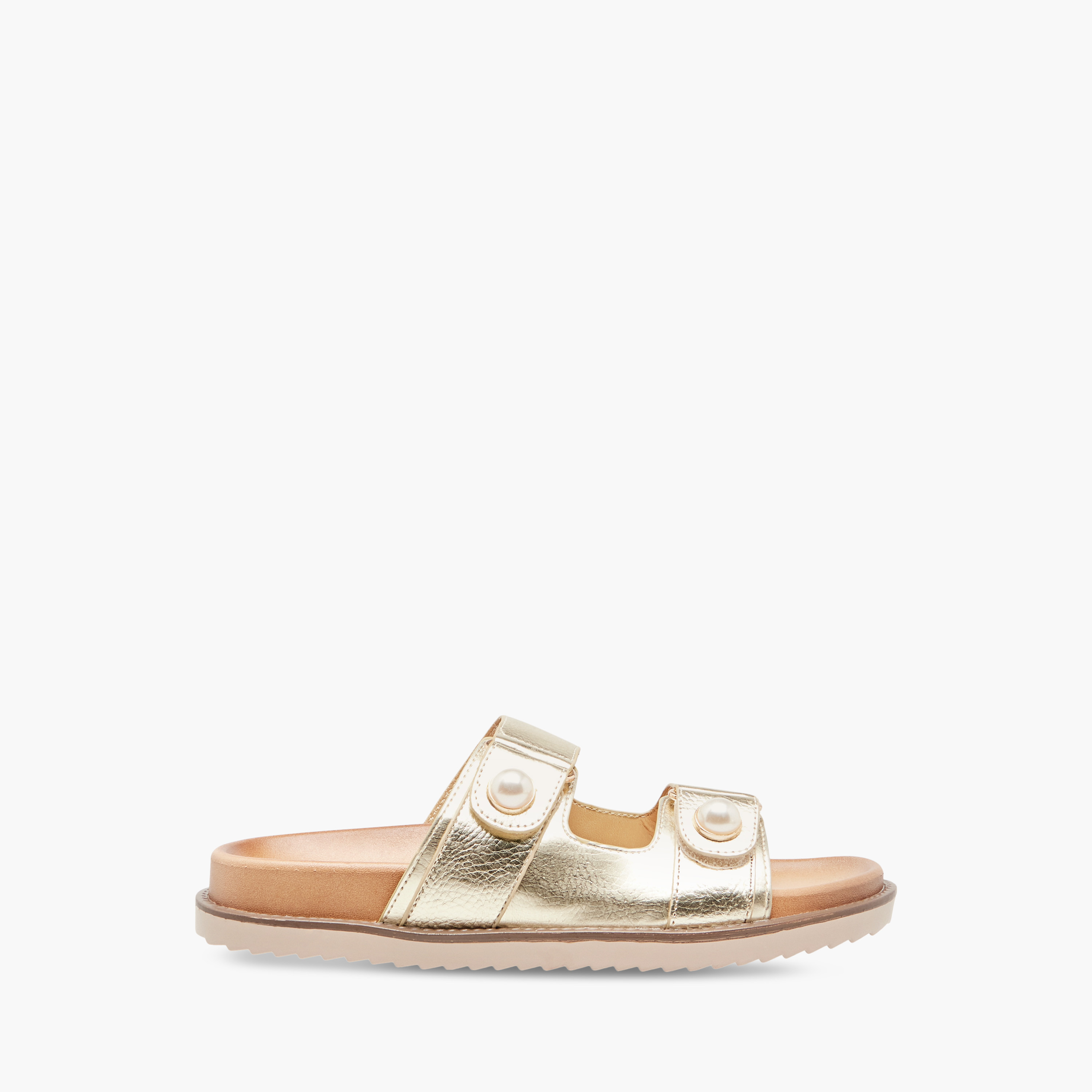 صندل بارز الملمس وسهل الارتداء للنساء من سيليست-women-shoes-flats-sandals-image-2