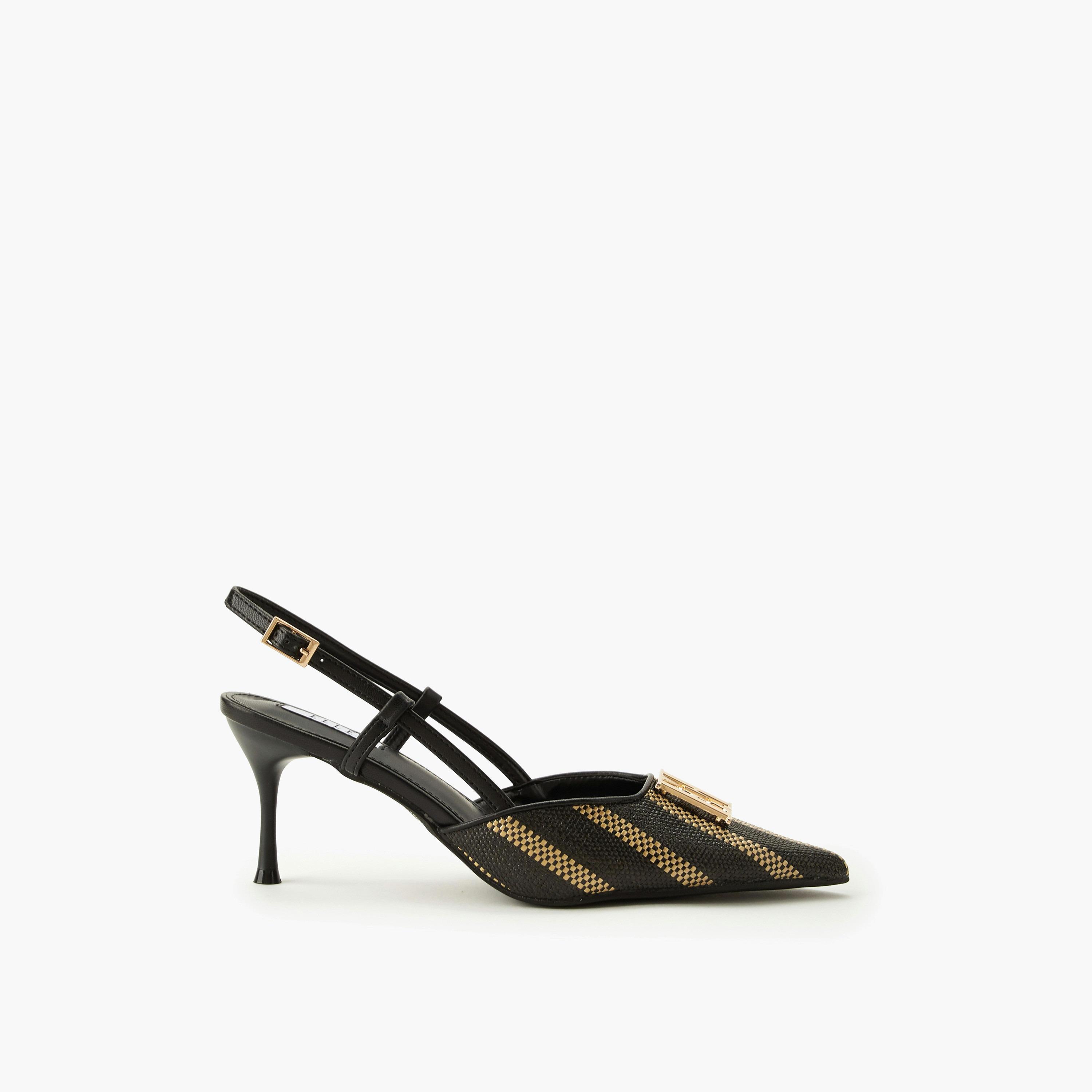 حذاء ميول بكعب ستيليتو بارز الملمس للنساء من إيل-women-shoes-sandals-heeled-image-3
