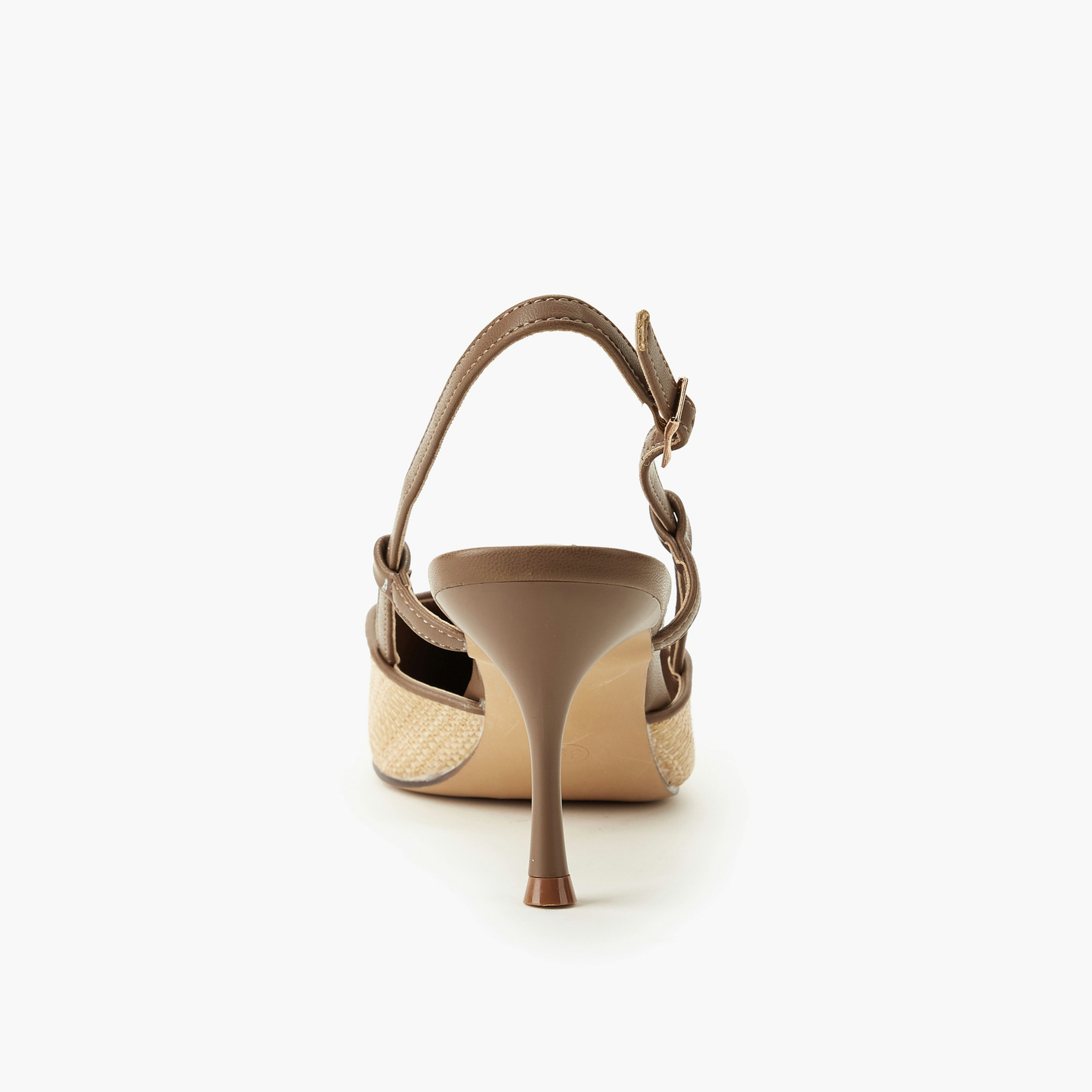 Elle Women Textured Stiletto Heel Mules-women-shoes-sandals-heeled-image-5