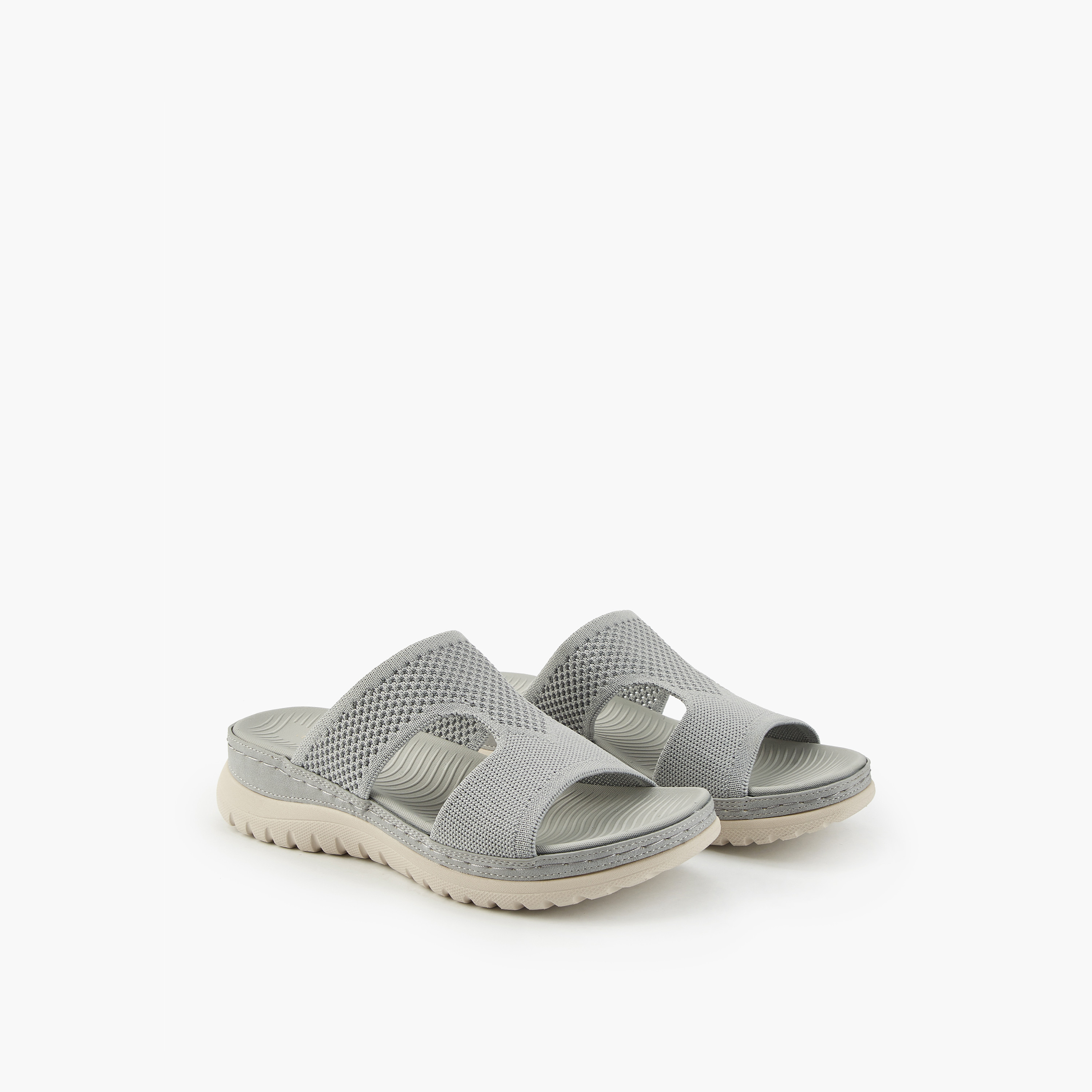 Flora Bella Textured Slip-On Sandals-women-shoes-flats-sandals-image-1