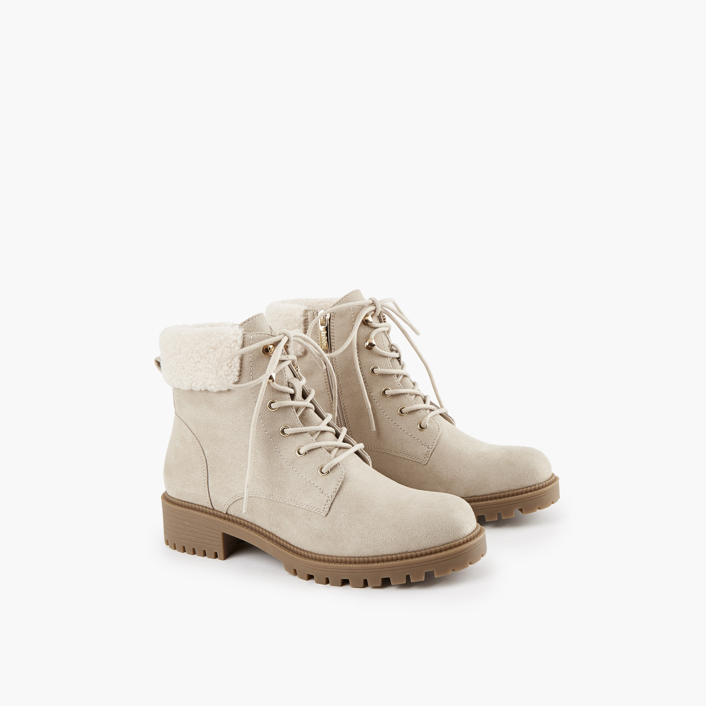 Lee Cooper Women's Solid Ankle Boots with Zip Closure-women-shoes-boots-image-1
