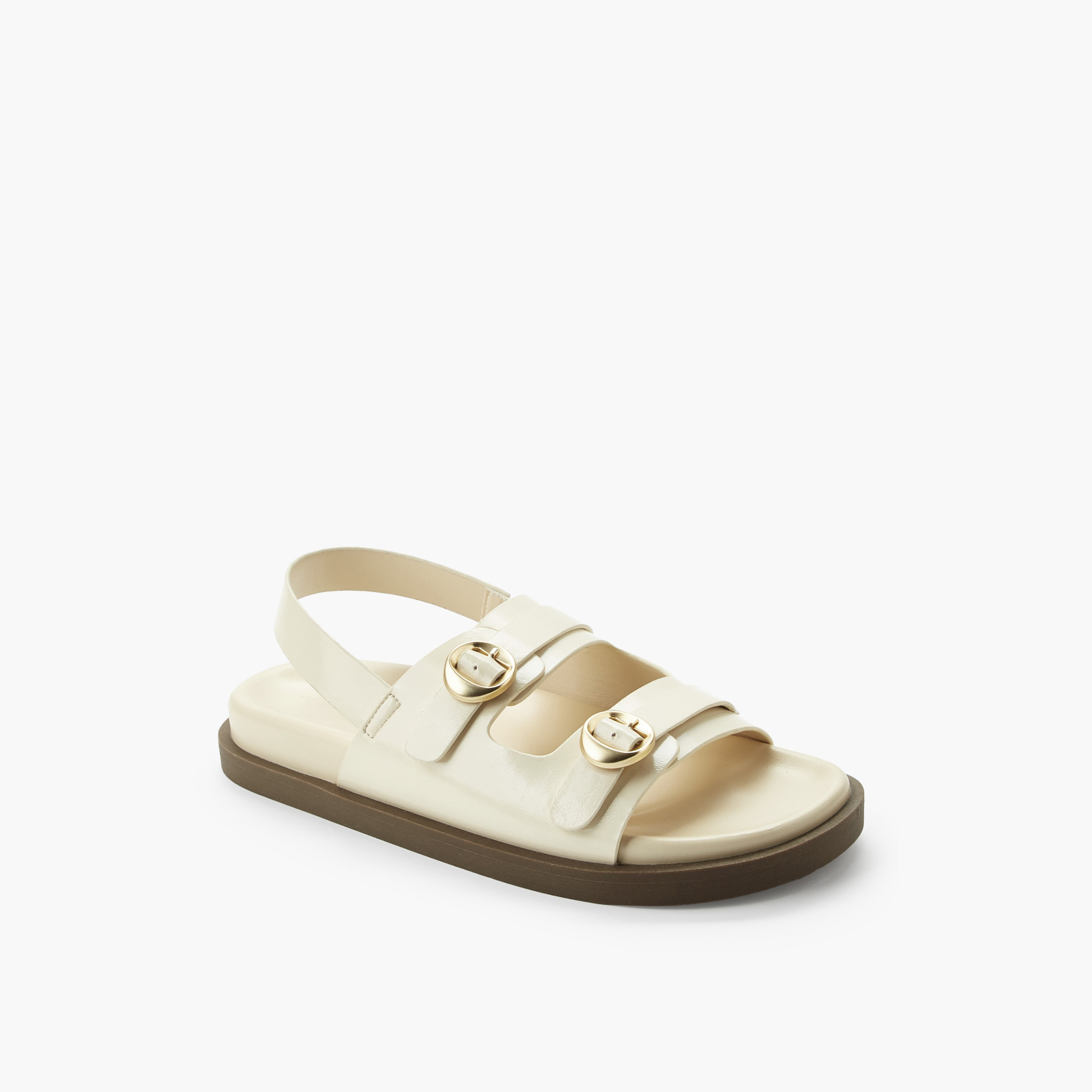 Flora Bella Women Buckle Detail Sandals-women-shoes-flats-sandals-image-2