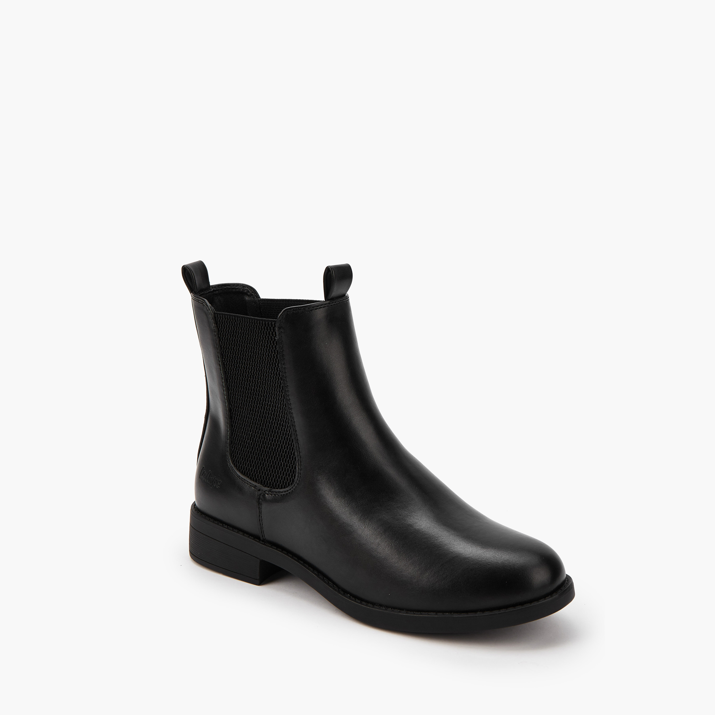 Lee Cooper Women's Solid Slip-On Ankle Boots-women-shoes-boots-image-3