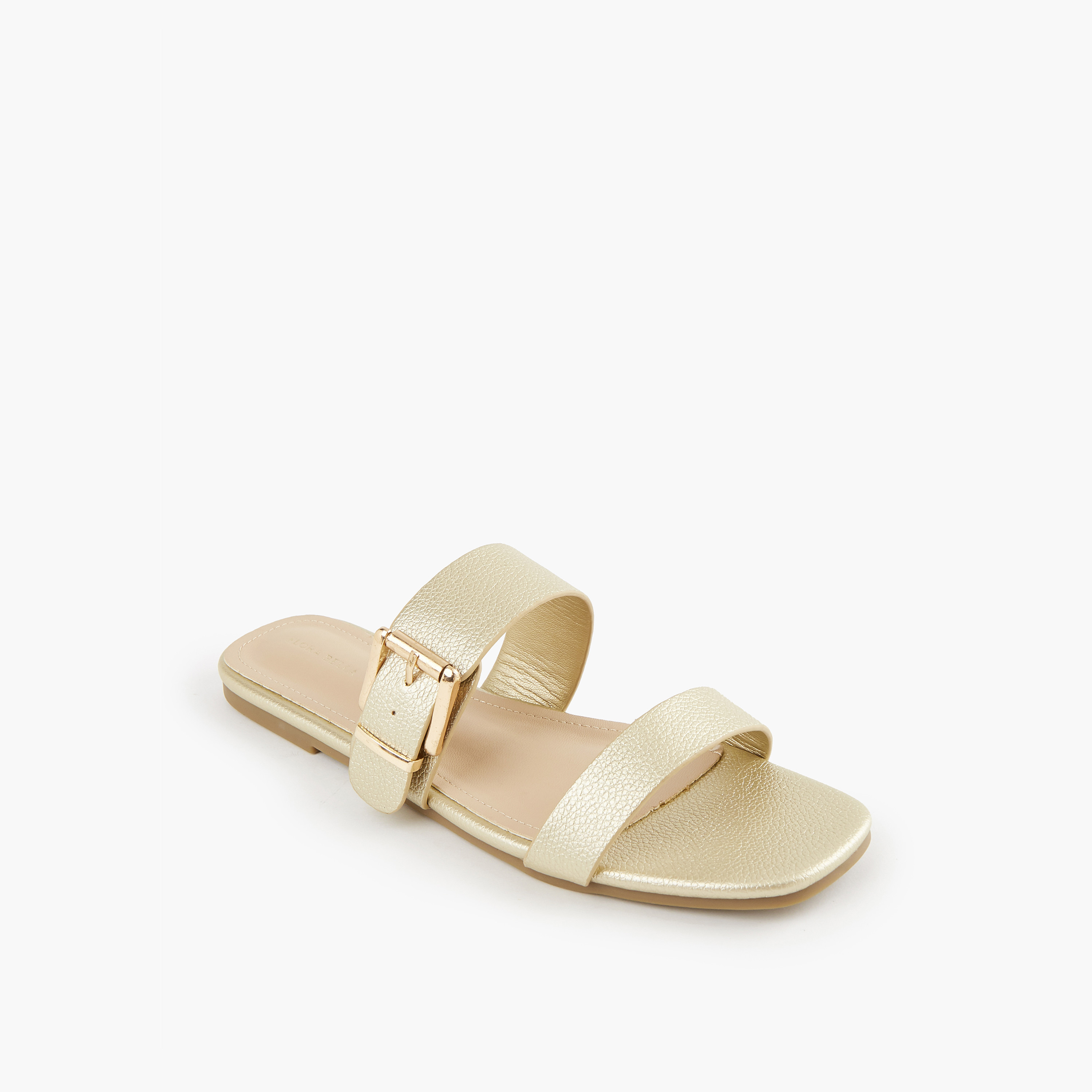 Flora Bella Buckle Accent Slip-On Flat Sandals-women-shoes-flats-sandals-image-2